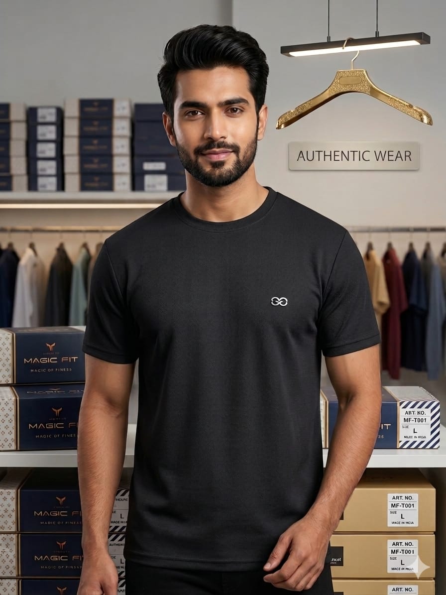 Mens Half Sleeve Round Neck Tshirt 2026