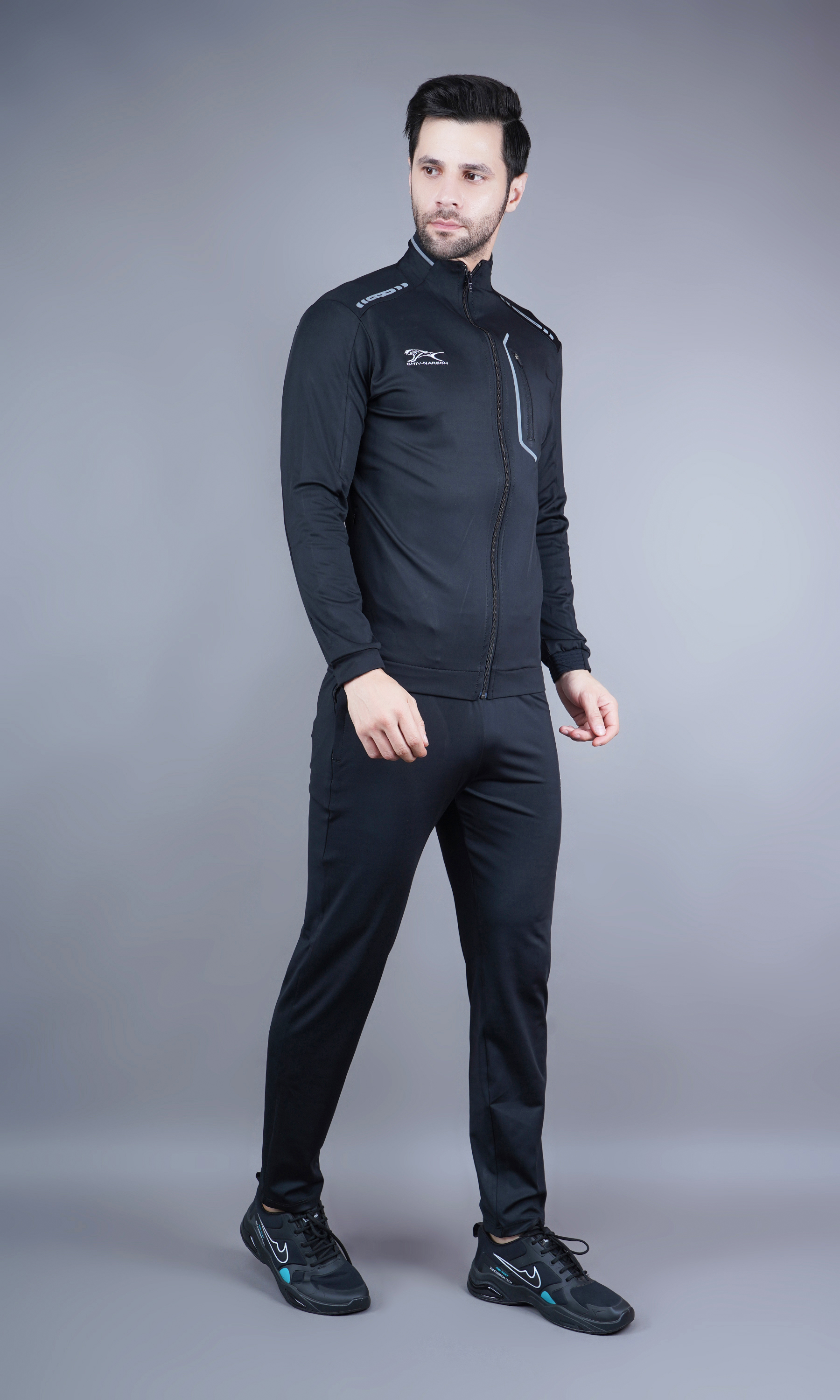 Men's Tracksuit  SNTSW110M-Black-L