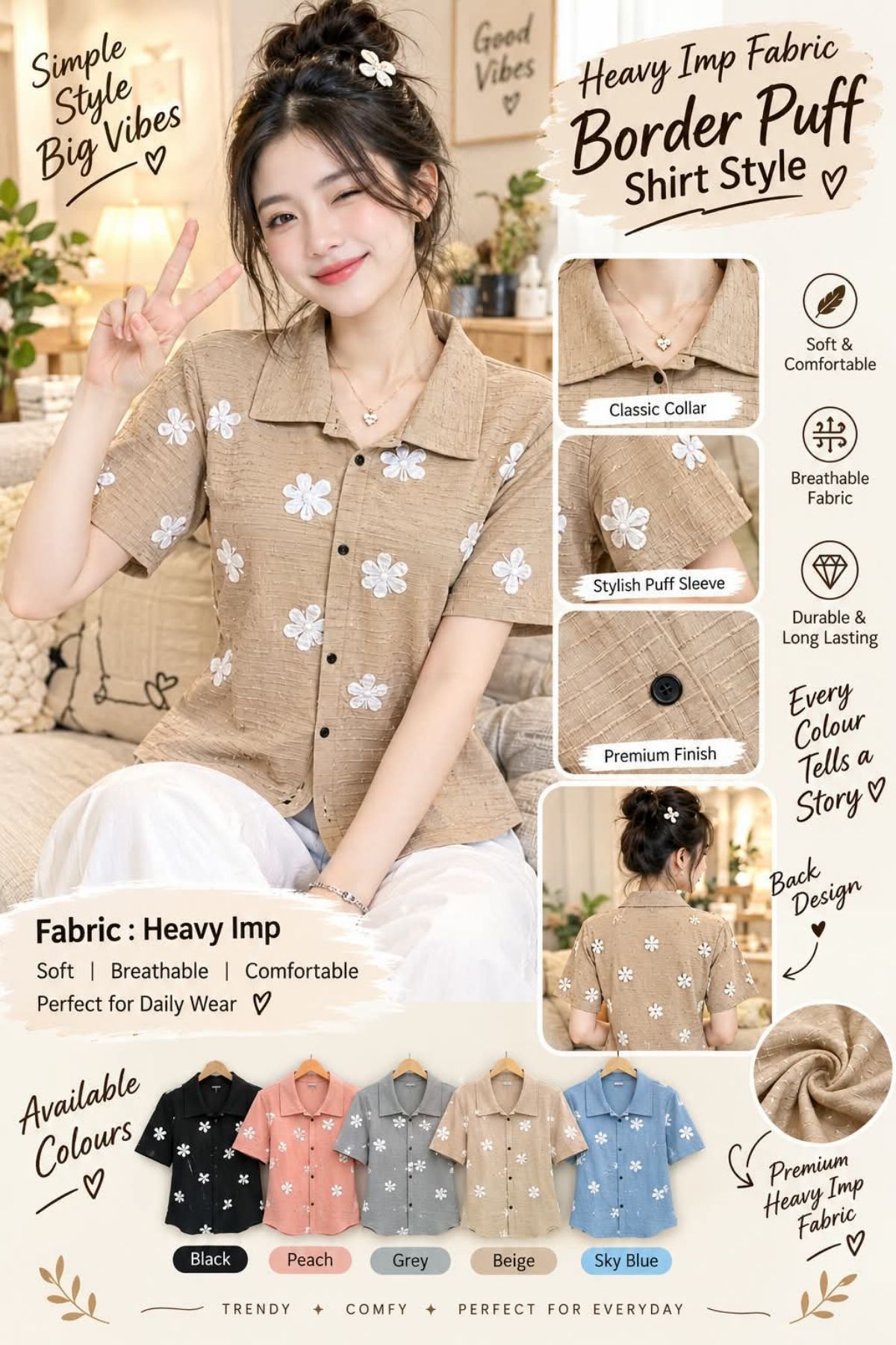 Women's Puff Shirts
