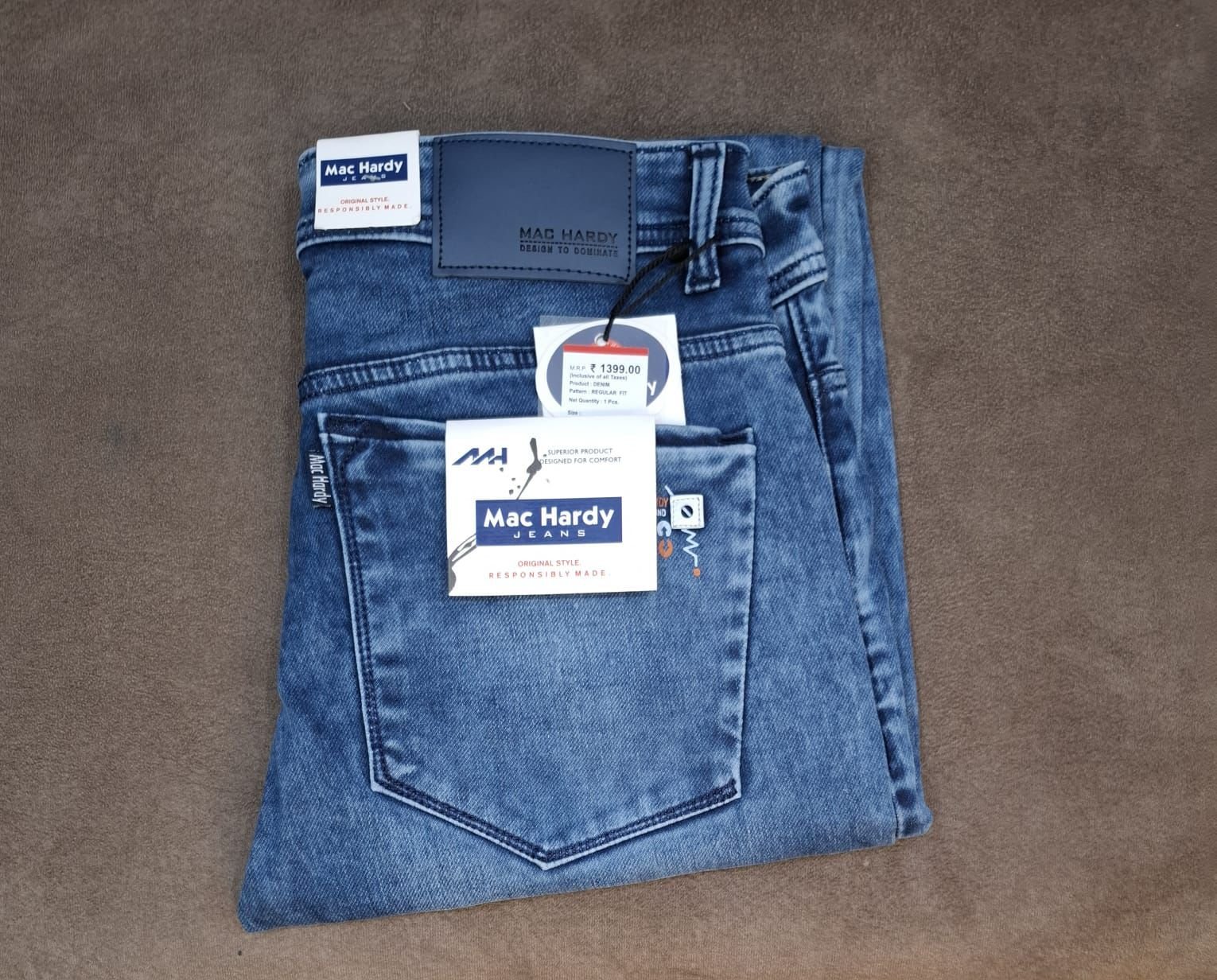 Men's Denim Jeans By Mac Hardy