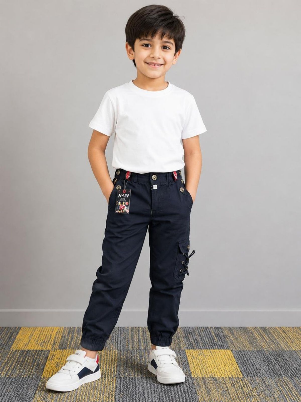 SG Fashion Kids Boys Cargo Pants Set (32-36)