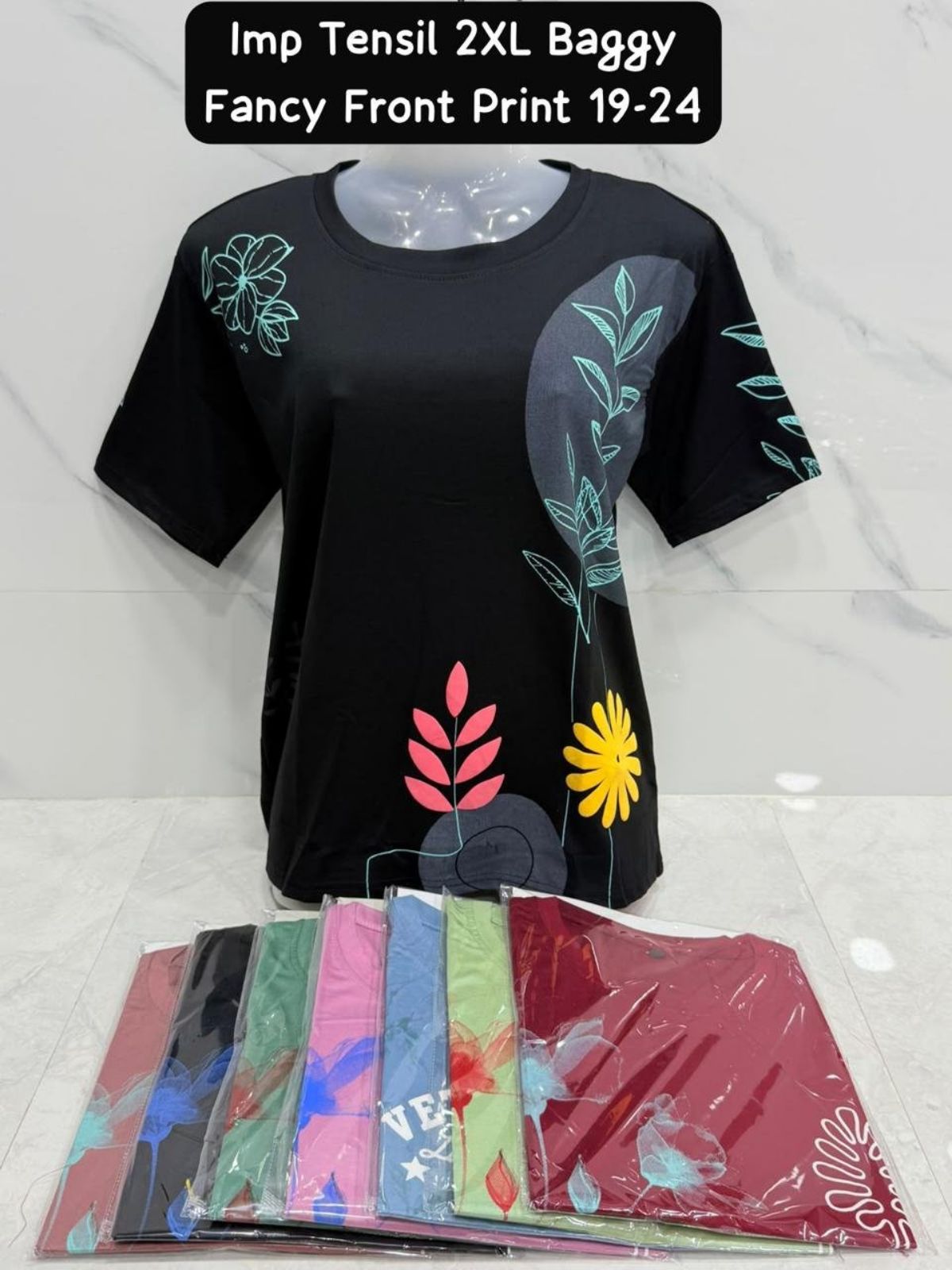 Women's IMP Tencil 2XL DTF Puff and Spray T-shirts