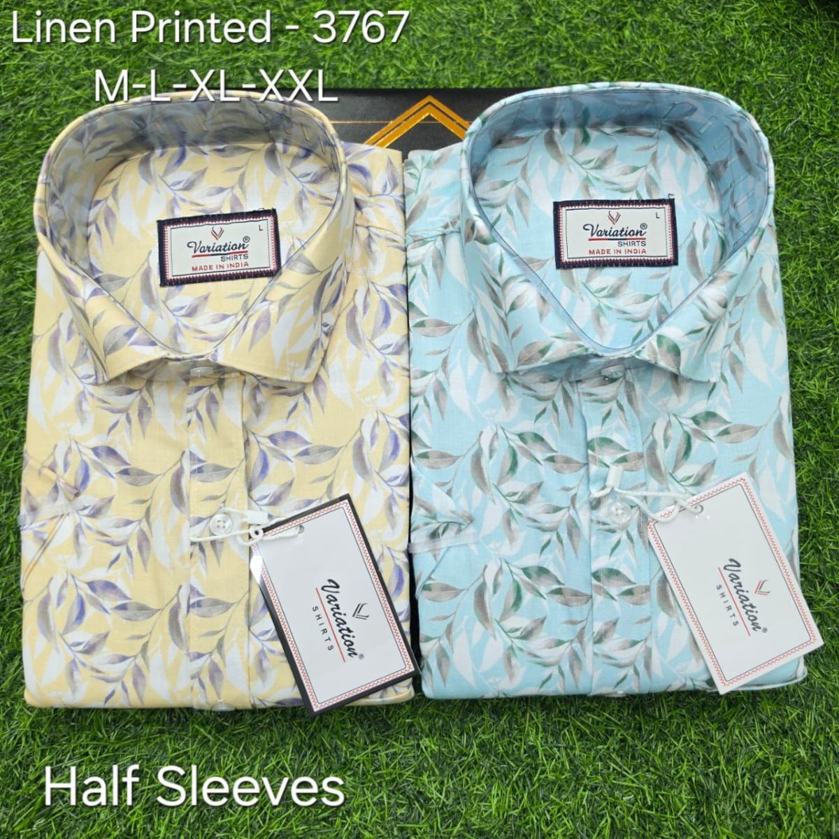 Variation Linen Printed Men's Shirts- 3767