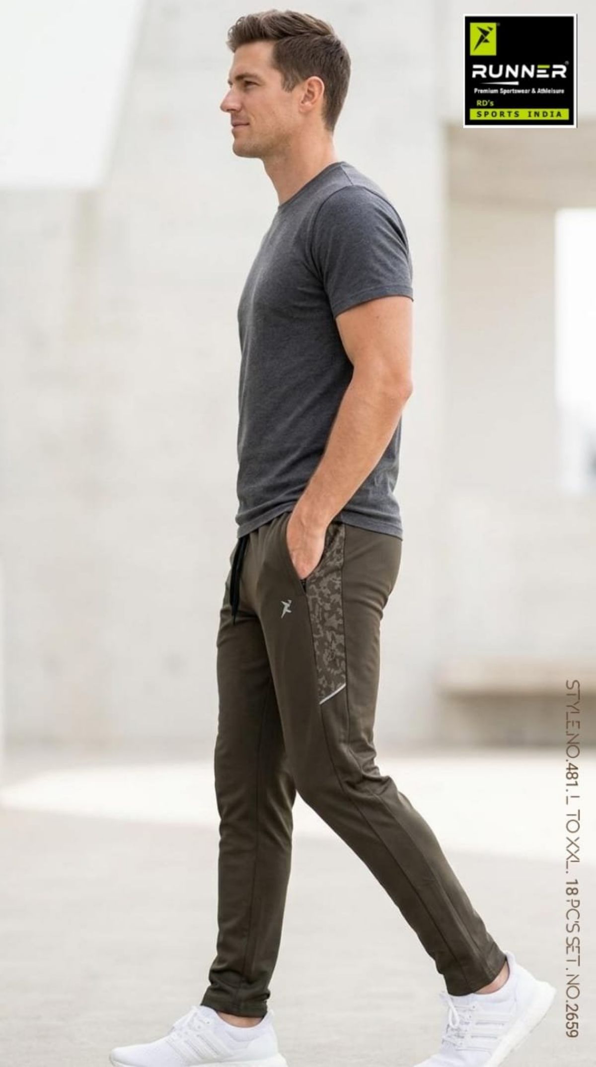 RUNNER Men's Trackpants D No- 481