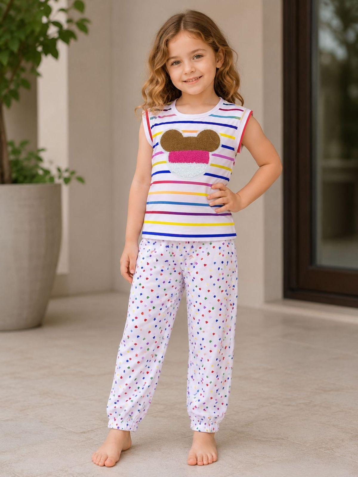 SG Fashion Kids Girls Top Set