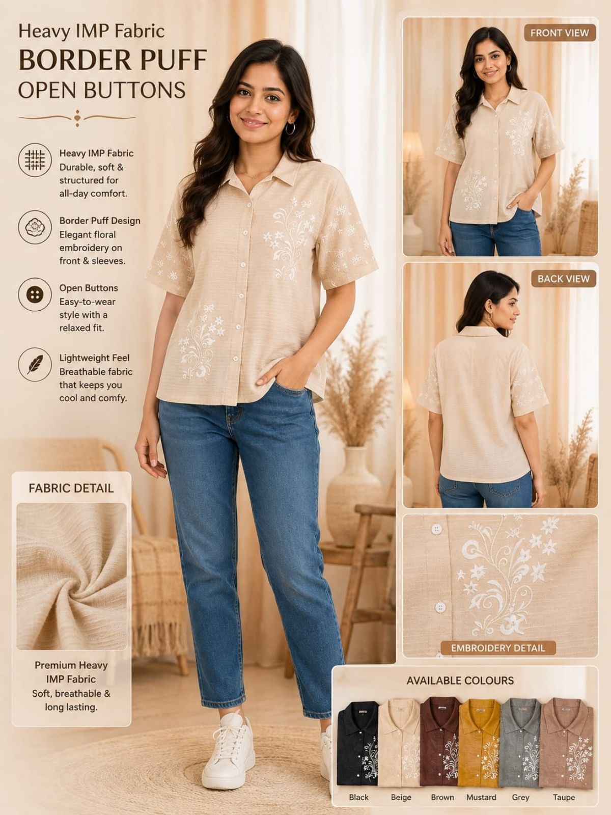 Women's Zakat Patch Shirts-0322