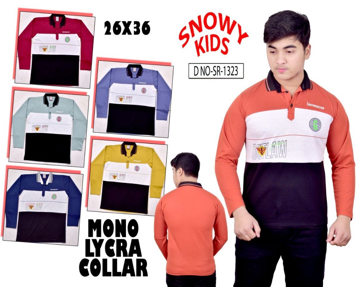 Kids Full Sleeve T-shirts - SR-1323