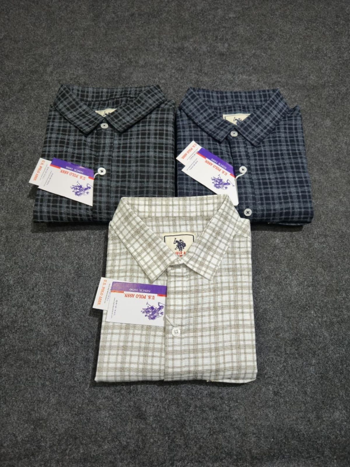 US Polo Check Shirts For men's