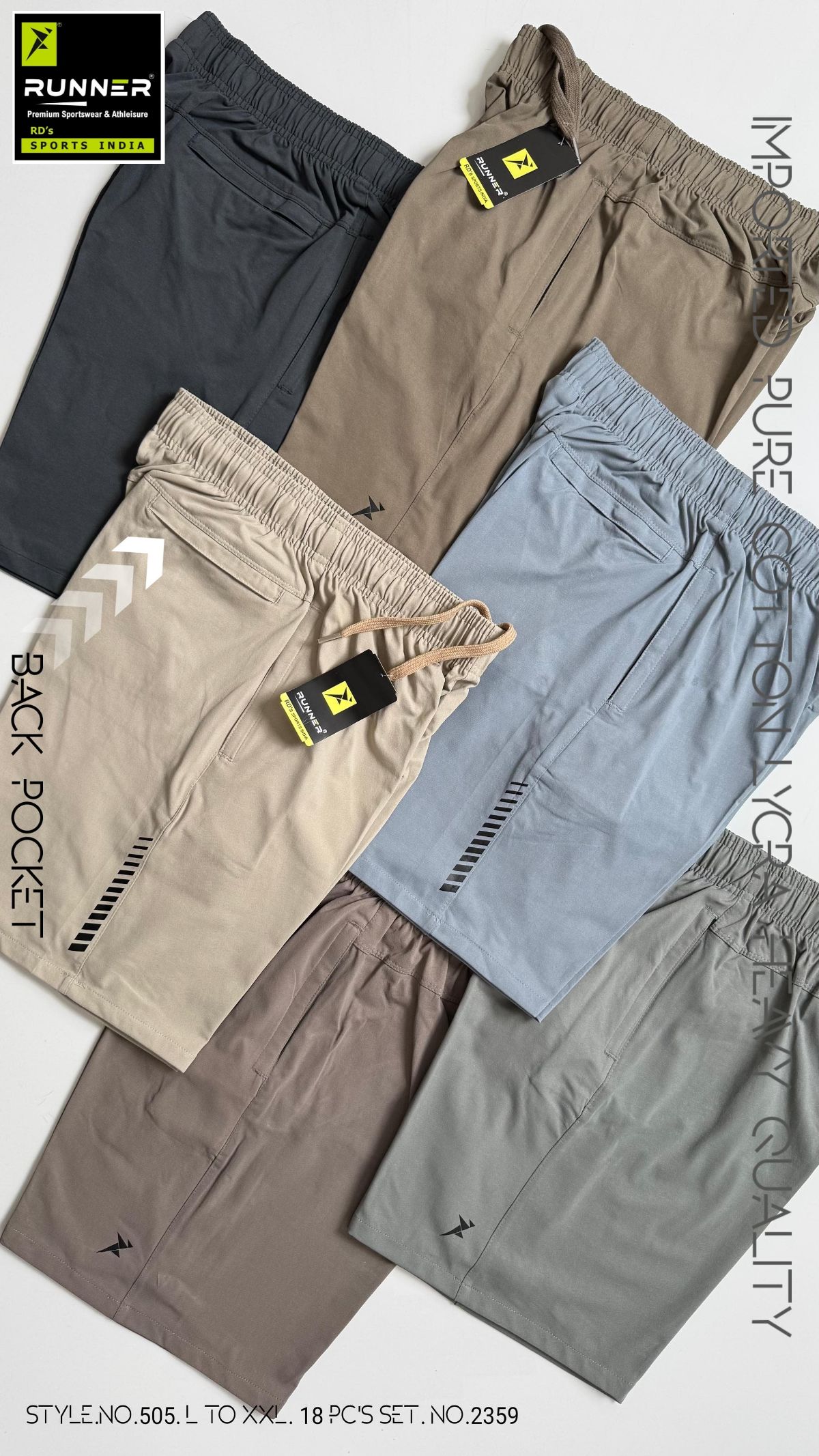 RUNNER Men's Sports Shorts -505