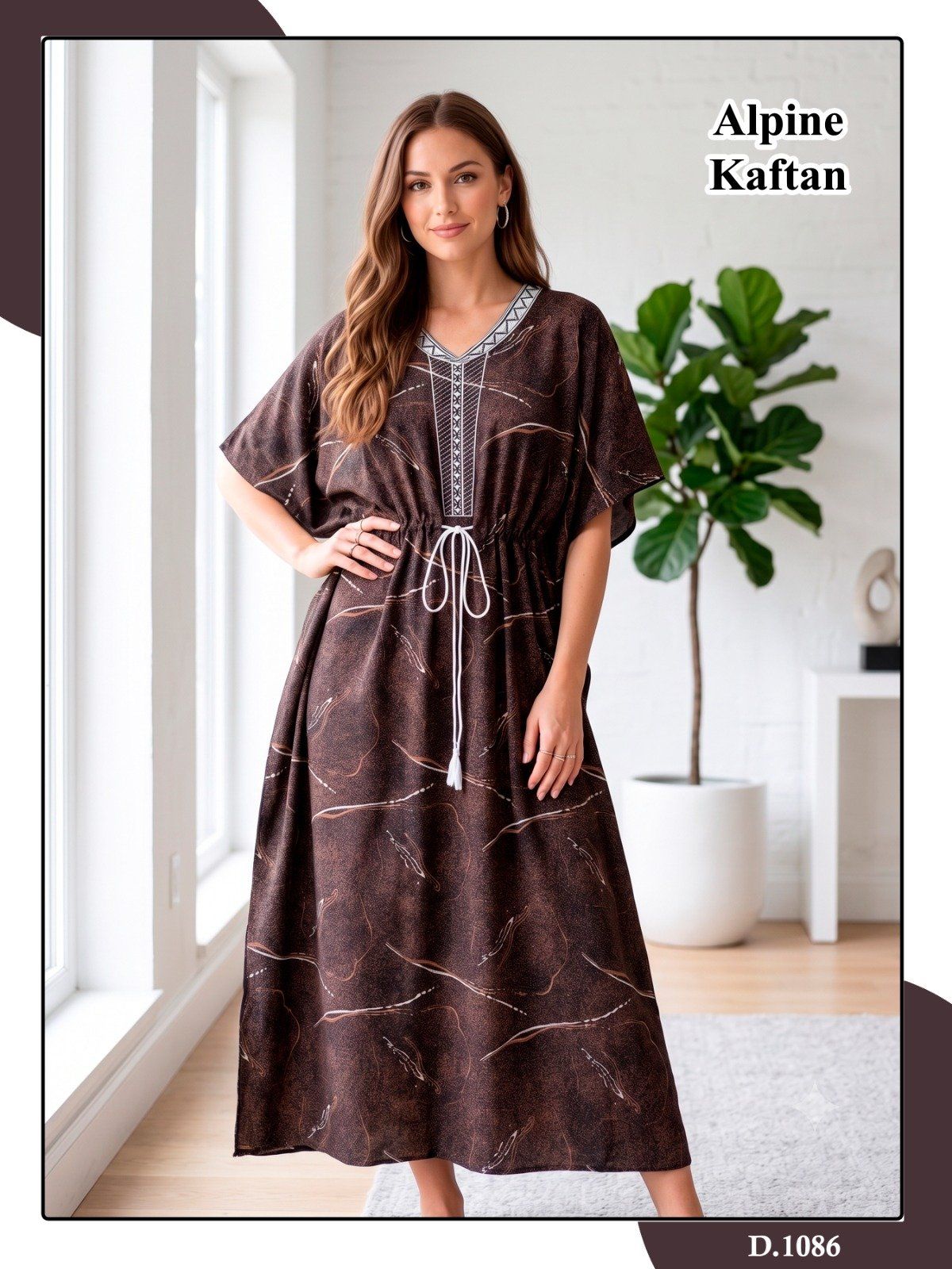 Women Alpine Premium Nighties Kaftan Fancy Pattern