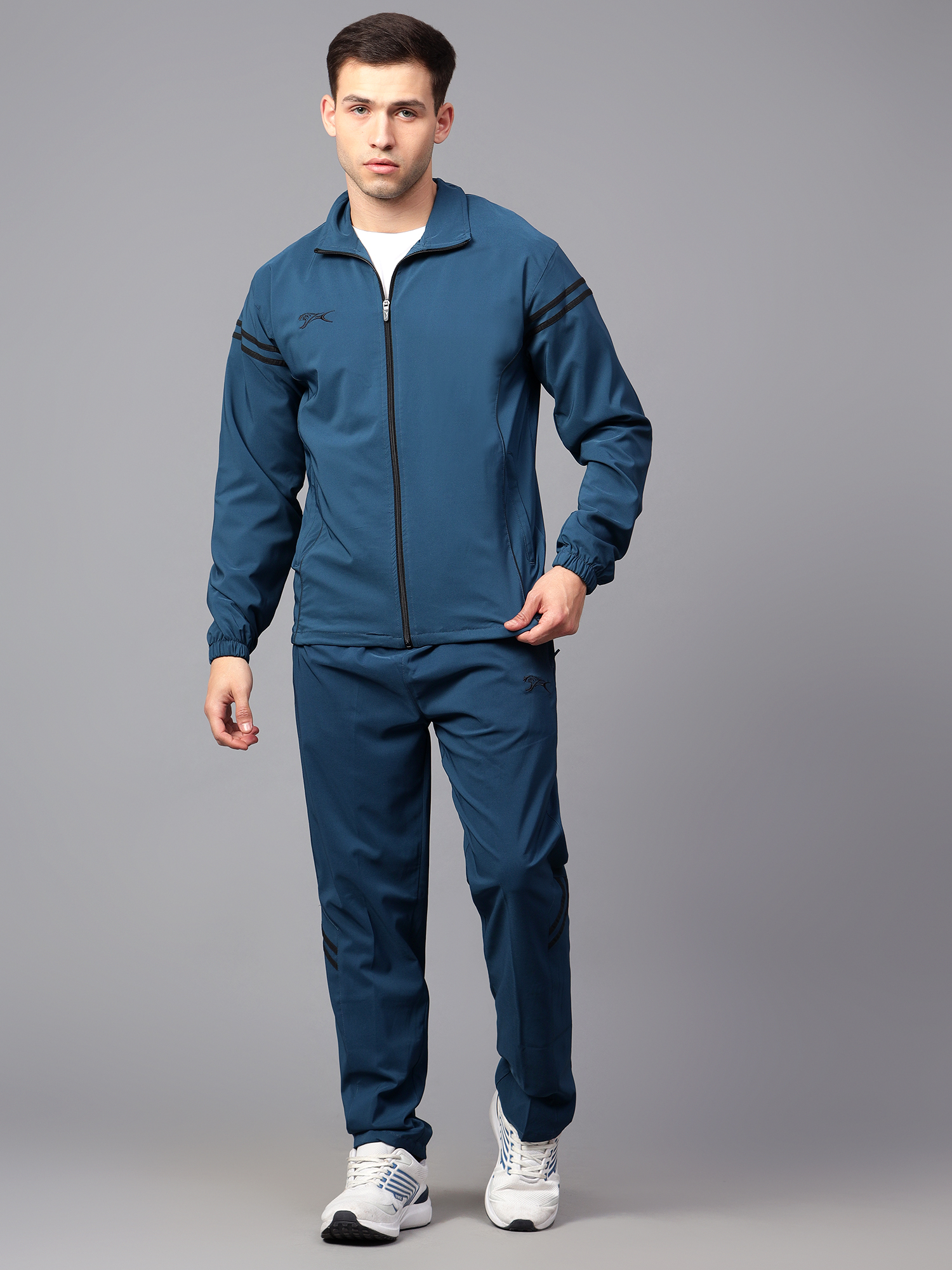 Men's Tracksuit  448B-NS-Air Force/Black-S