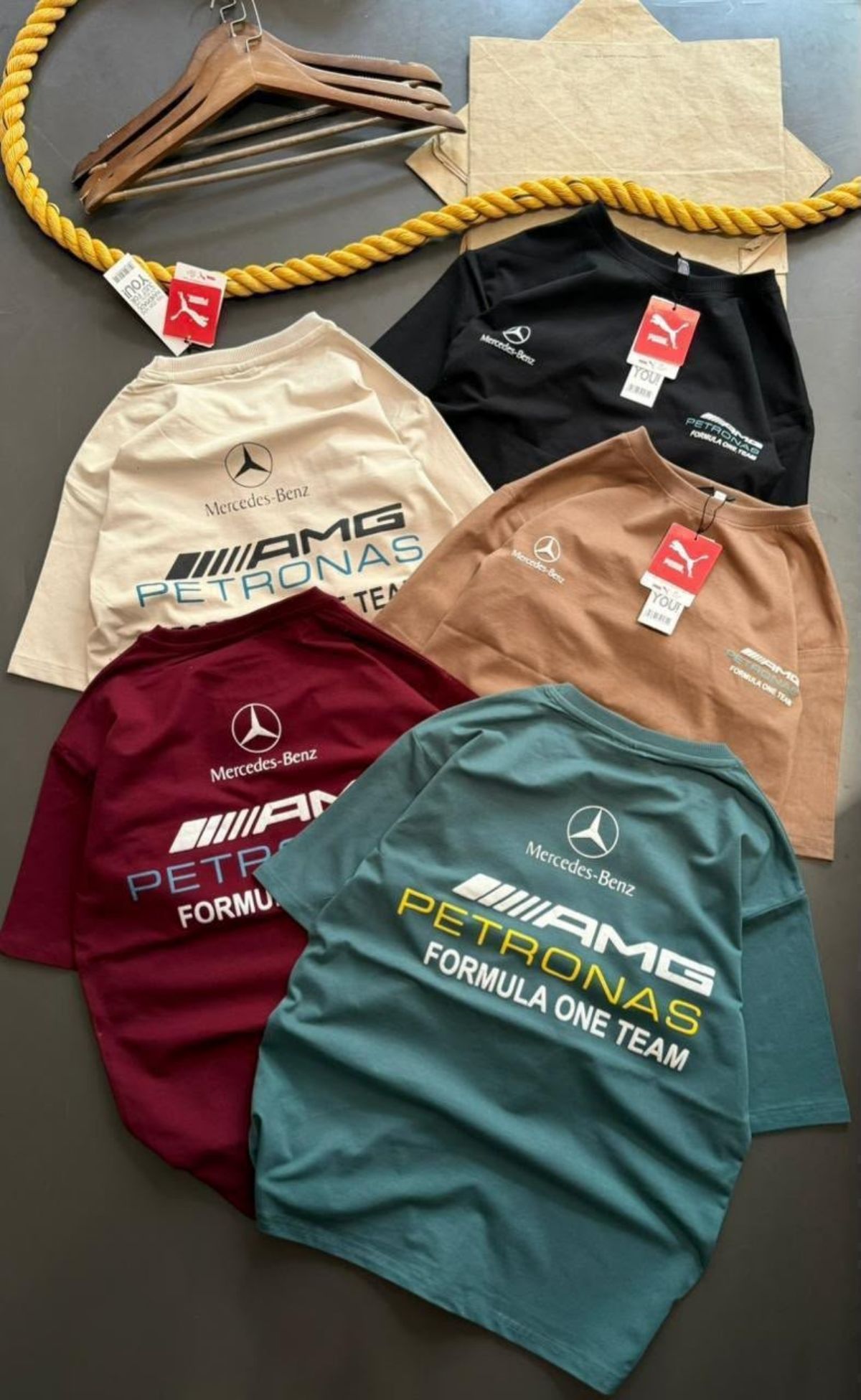 Cotton Lycra Drop Shoulder T-shirts Set