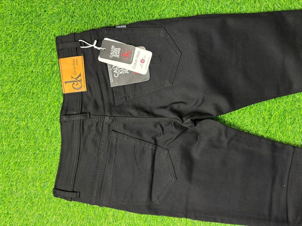 CK Brand Men's Z Black Double Count Yarn Jeans Black