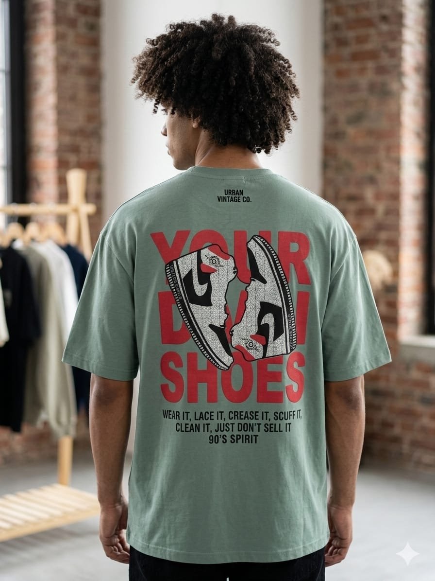 Men's OS SHOES  t-shirt By Magic fit