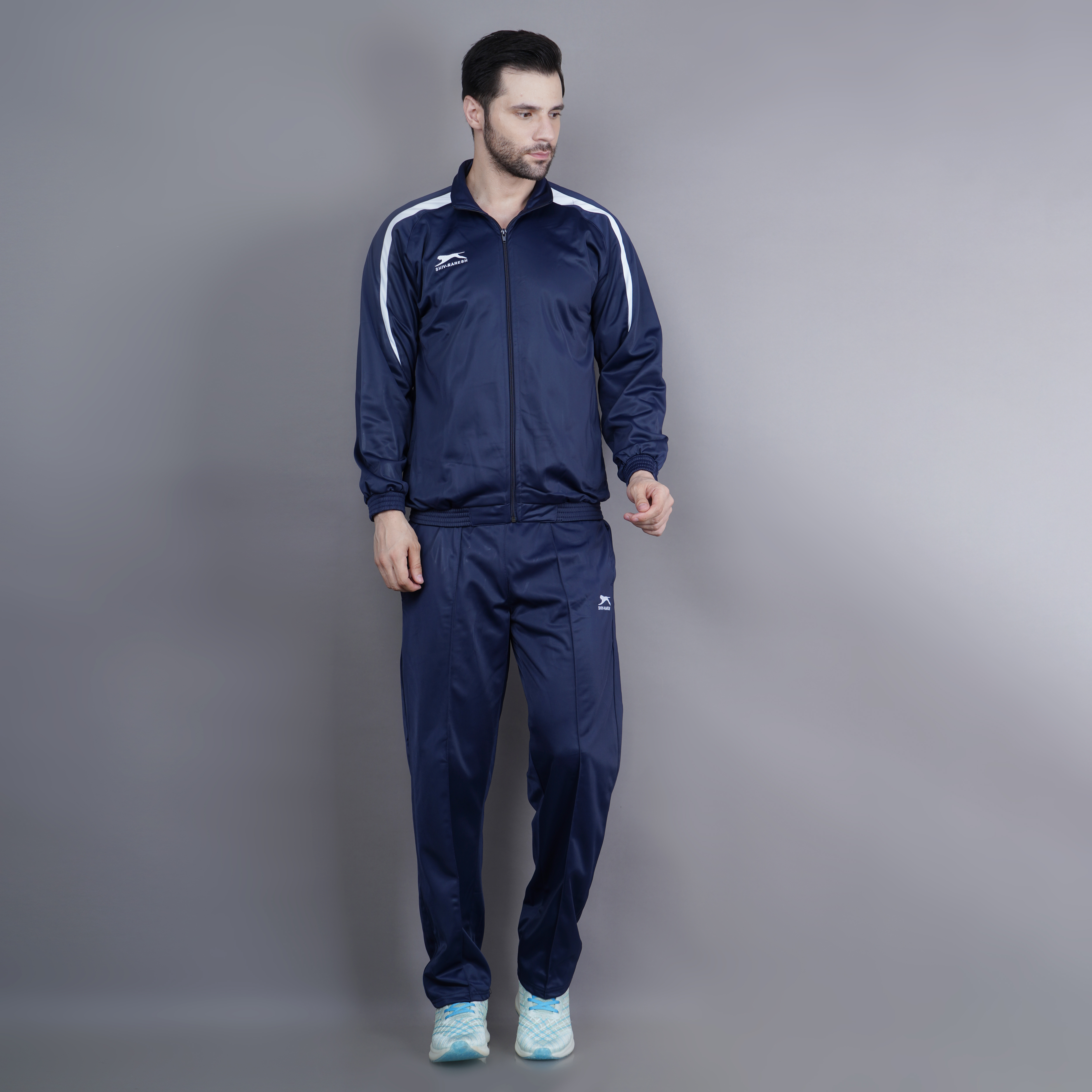 Men's Tracksuit  462B-TP-Navy/White-3XL