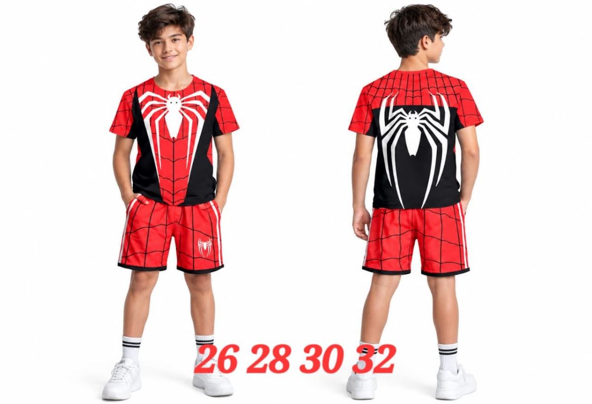 Men's Spiderman round neck T-shirts