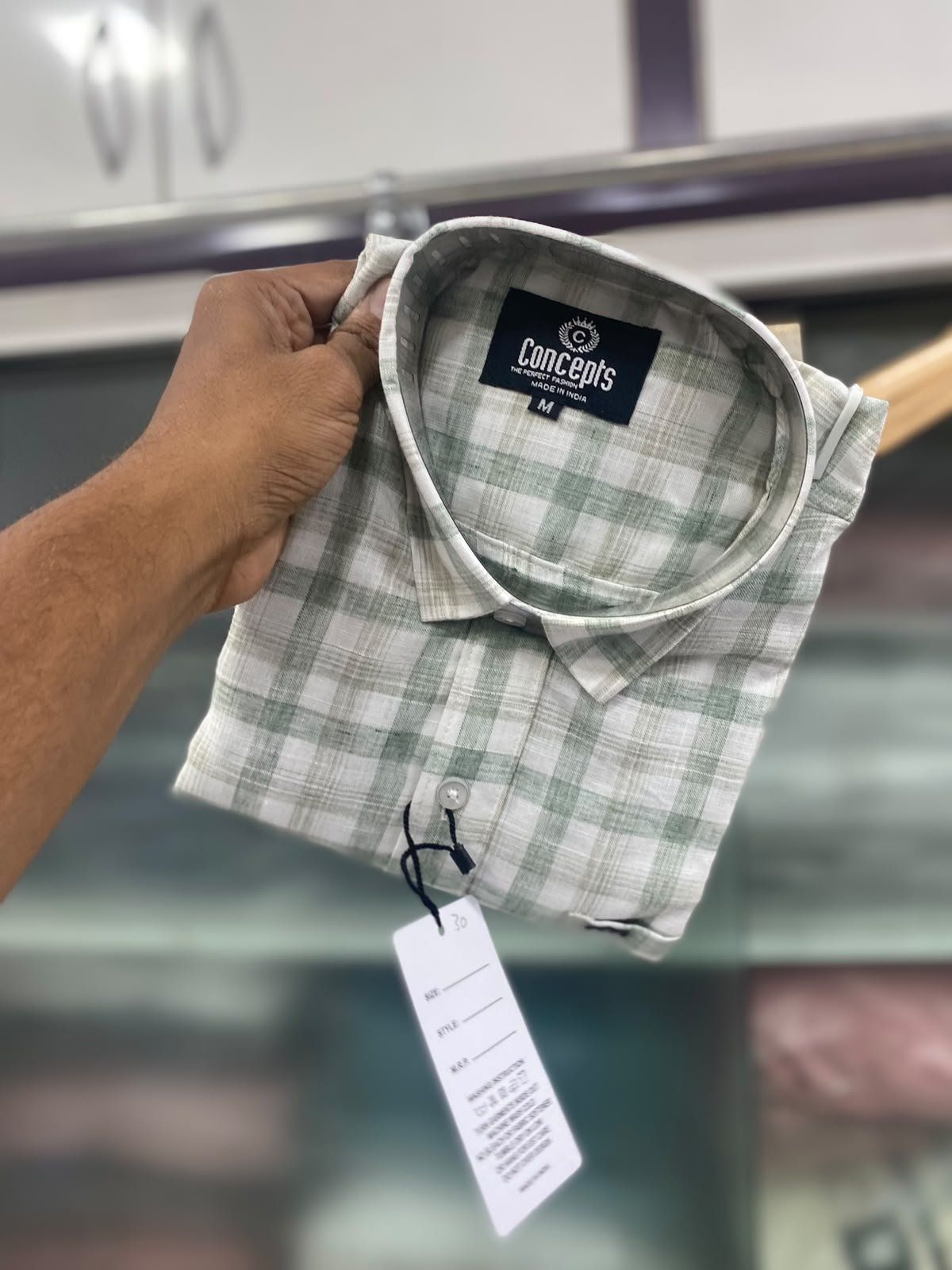 Concepts Men's Shirts Cotton Linen (2XL-4XL)