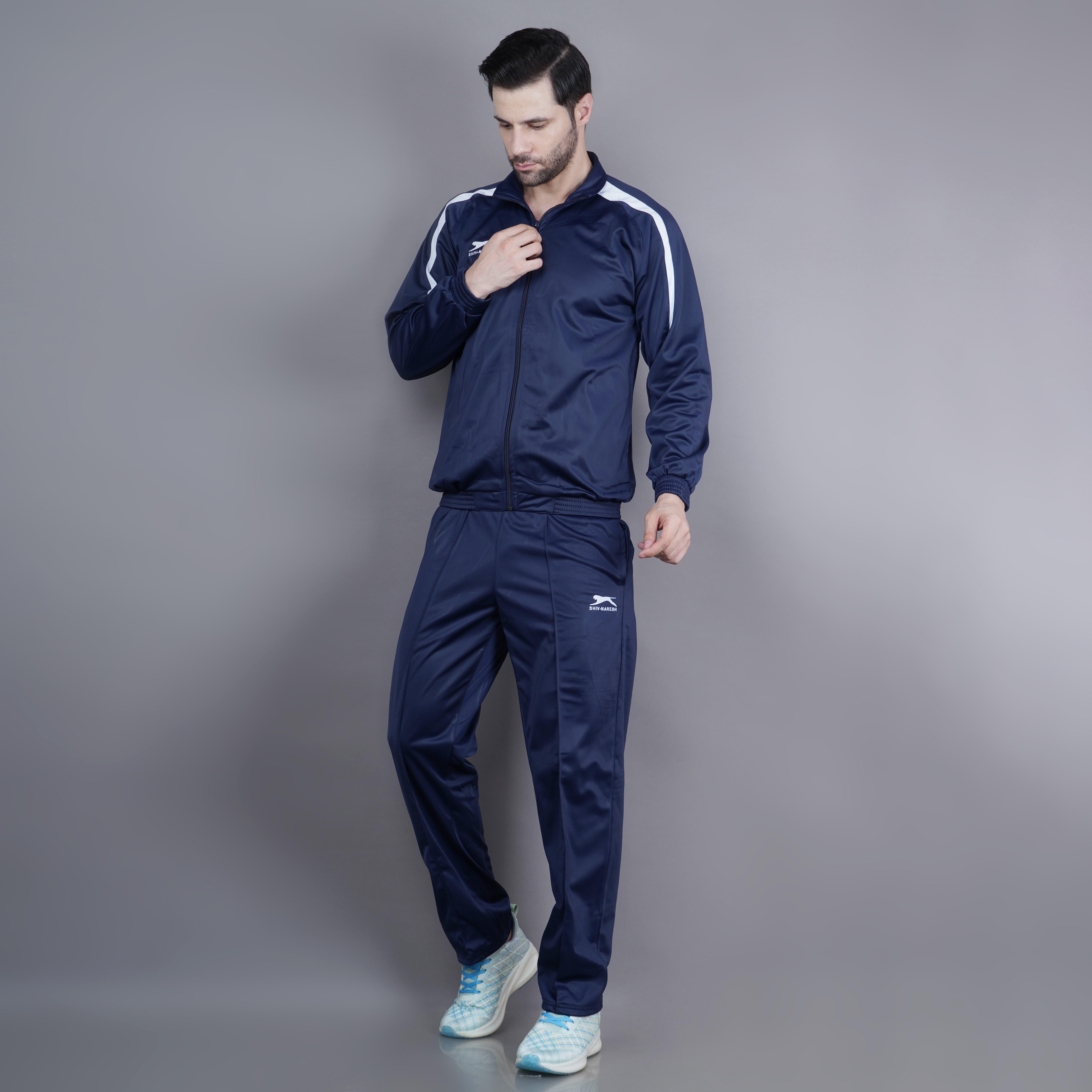 Men's Tracksuit  462B-TP-Navy/White-L