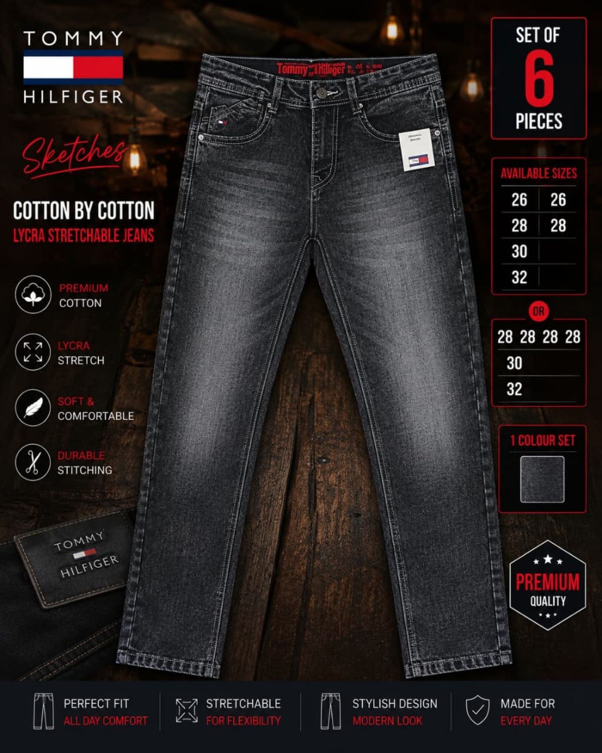 Updry Men's Denim Jeans