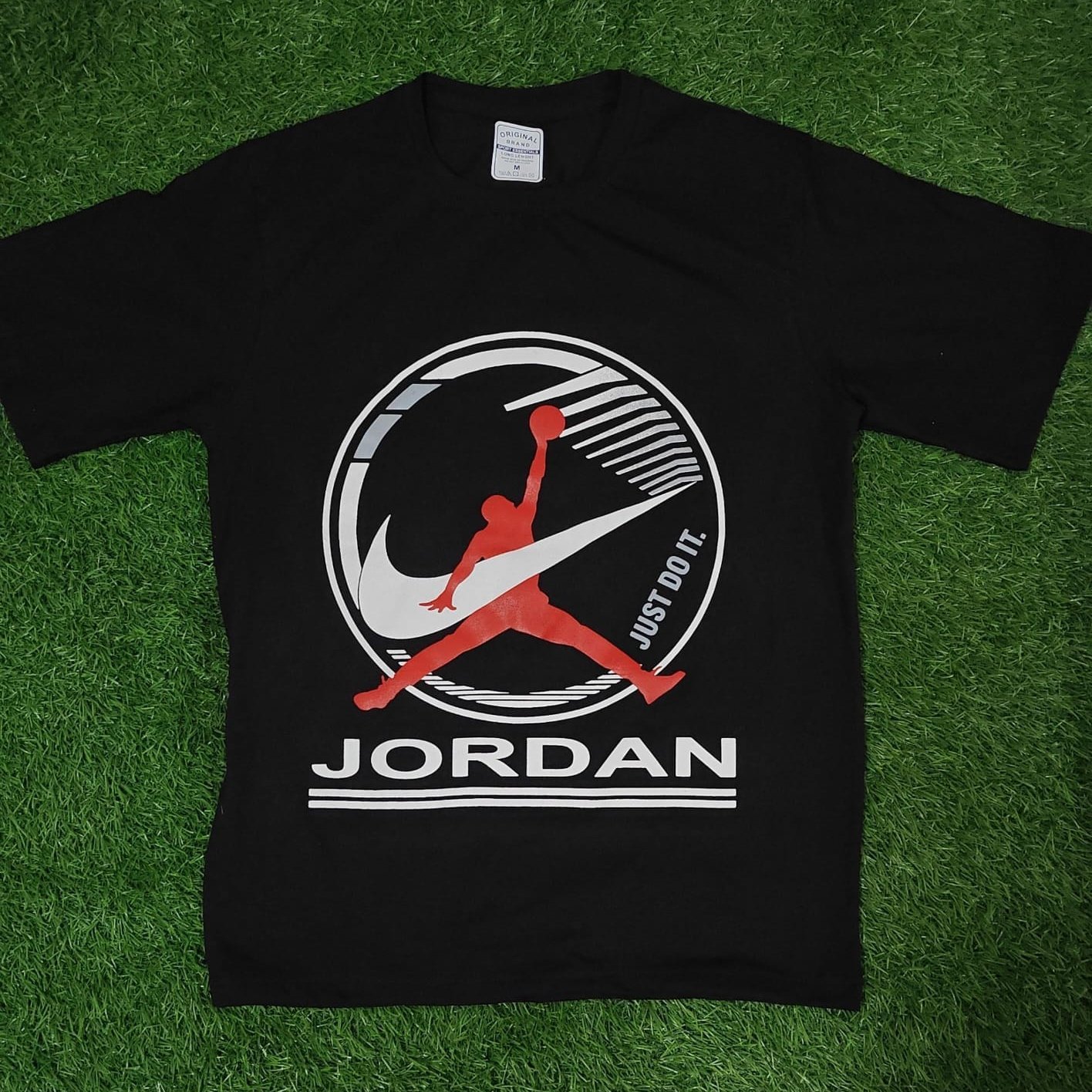 Cotton lycra drop shoulder T-shirt for men's