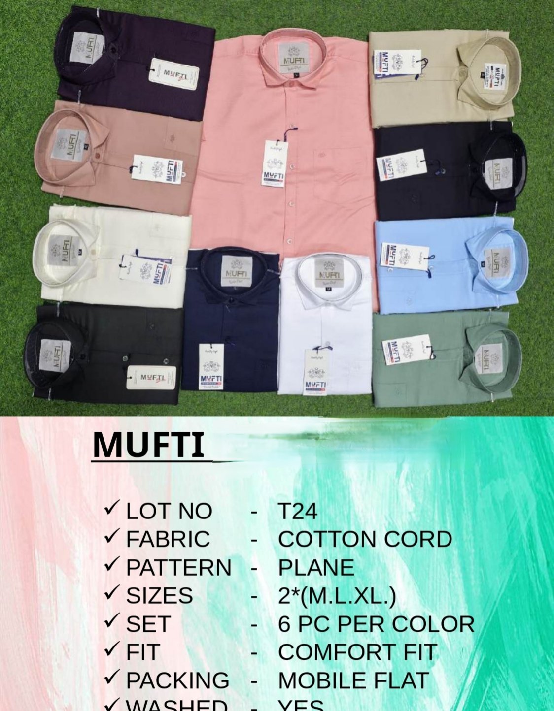 Men's Shirts- MUFTI