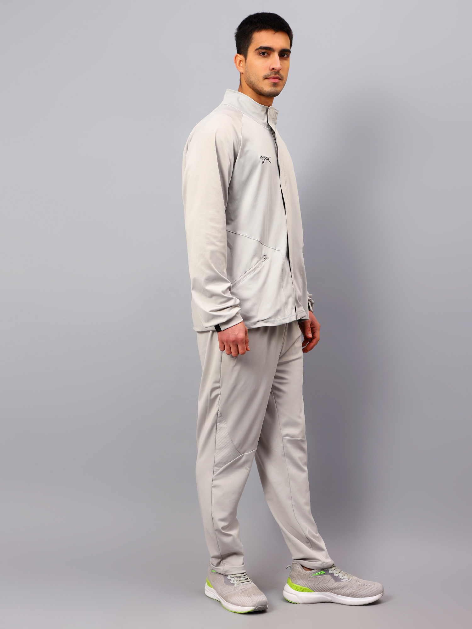 Men's Tracksuit  SNTSW105M-Light Grey/Black-XXL