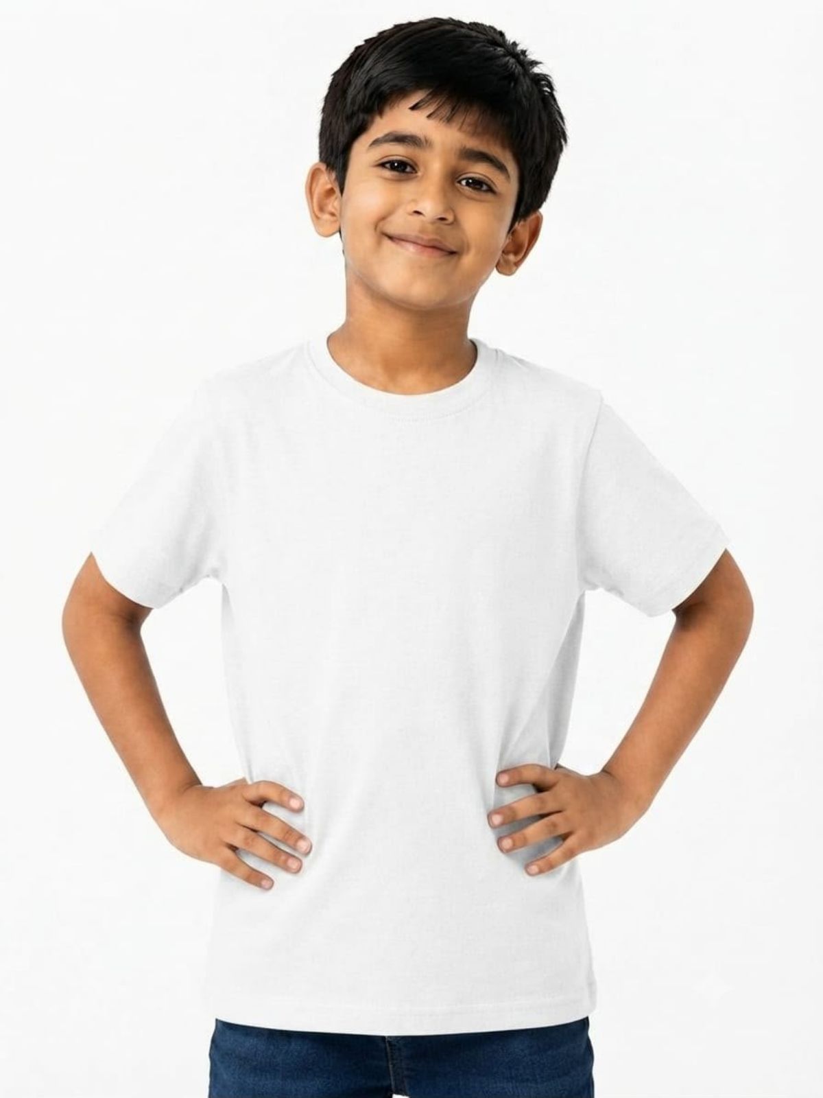 Smart Kids Boys Plain T-shirts - Cmcotton-06