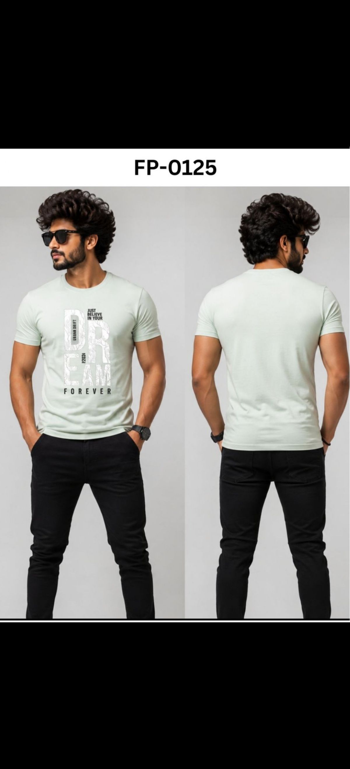 TOMHIDDLE MENS PRINTED T-SHIRT- A6-FP-0125