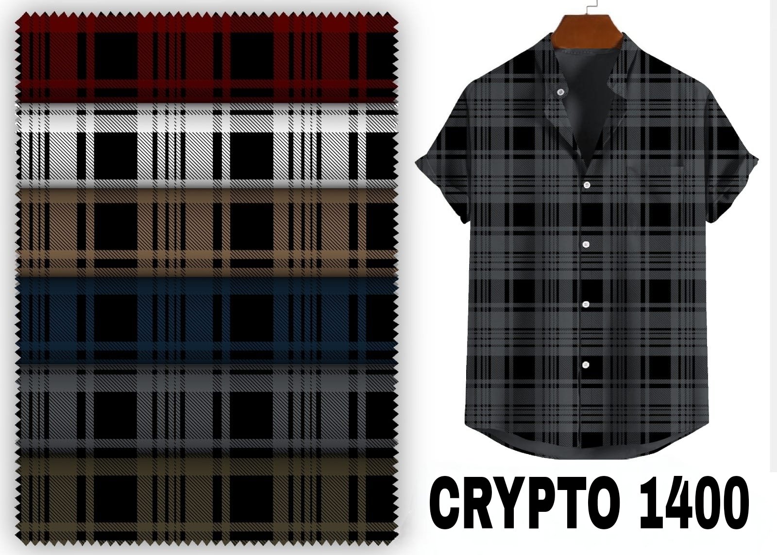 Ranker Men's Shirts- Crypto 1400