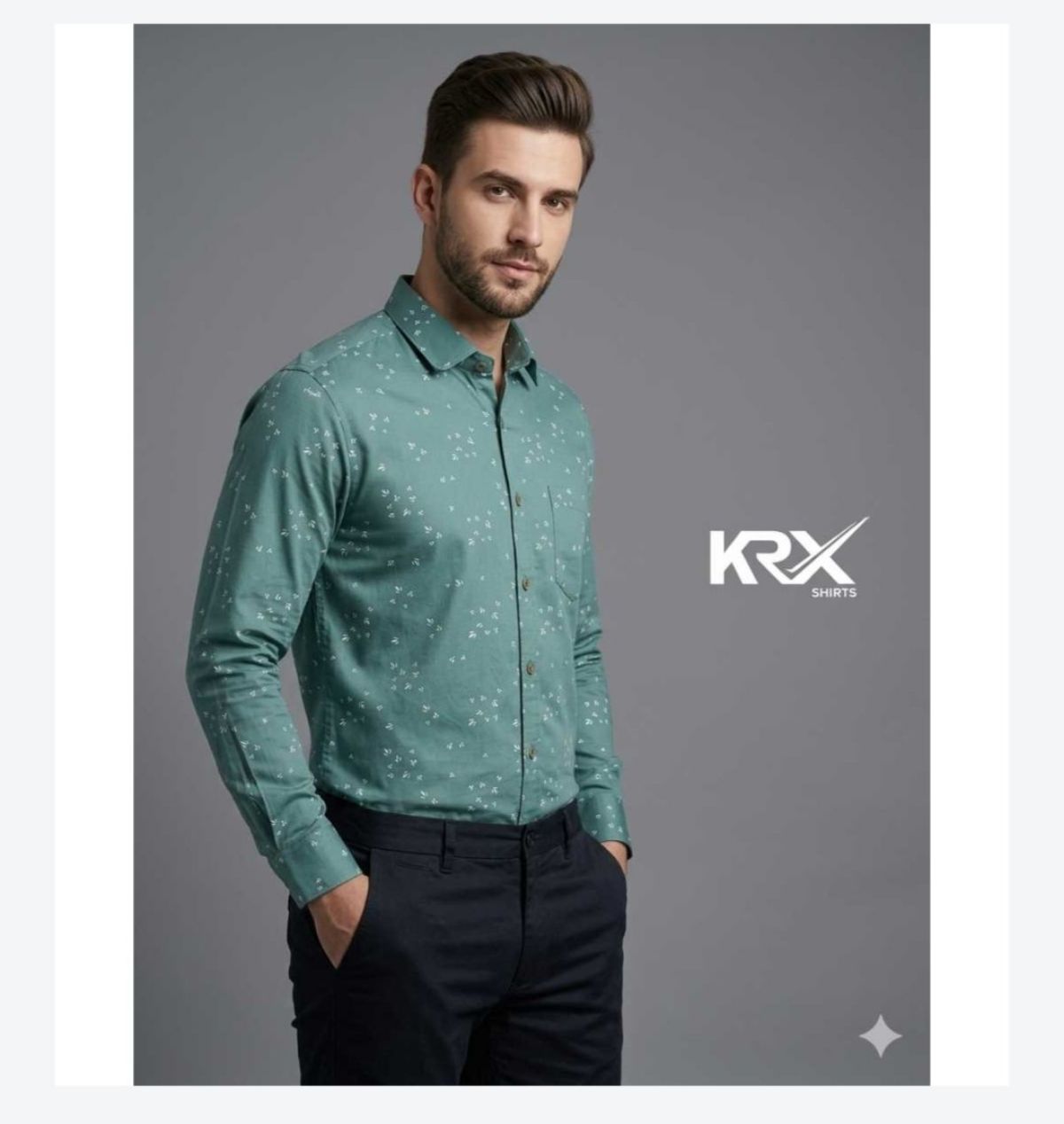 KRX Men's Cotton Poly Shirts Printed