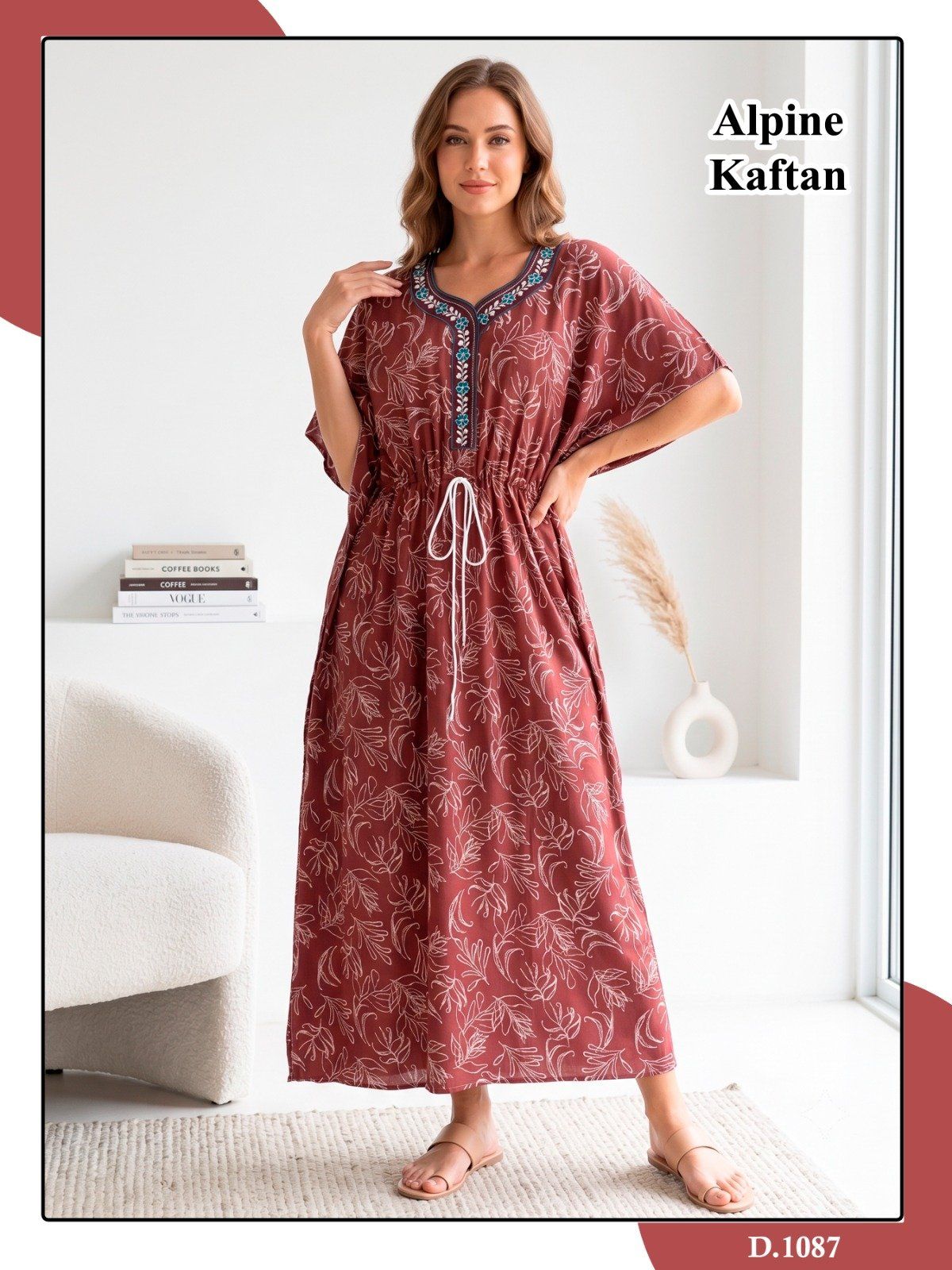 Women Alpine Premium Nighties Kaftan Fancy Pattern