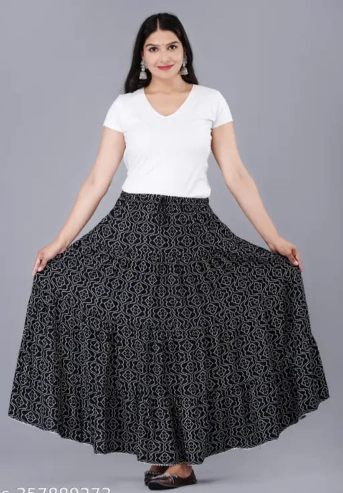 Women's Printed Cotton Skirts