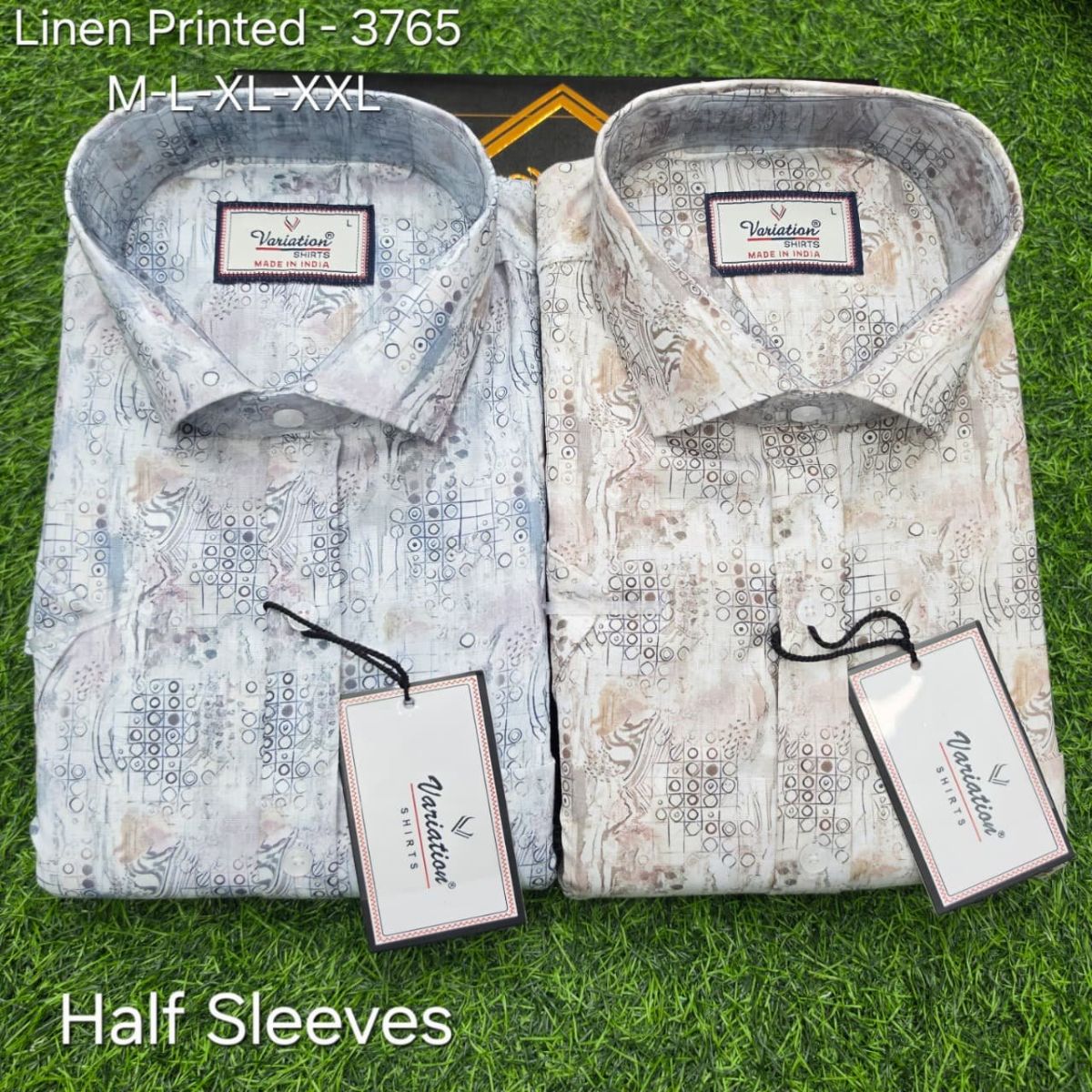 Variation Linen Printed Men's Shirts- 3765
