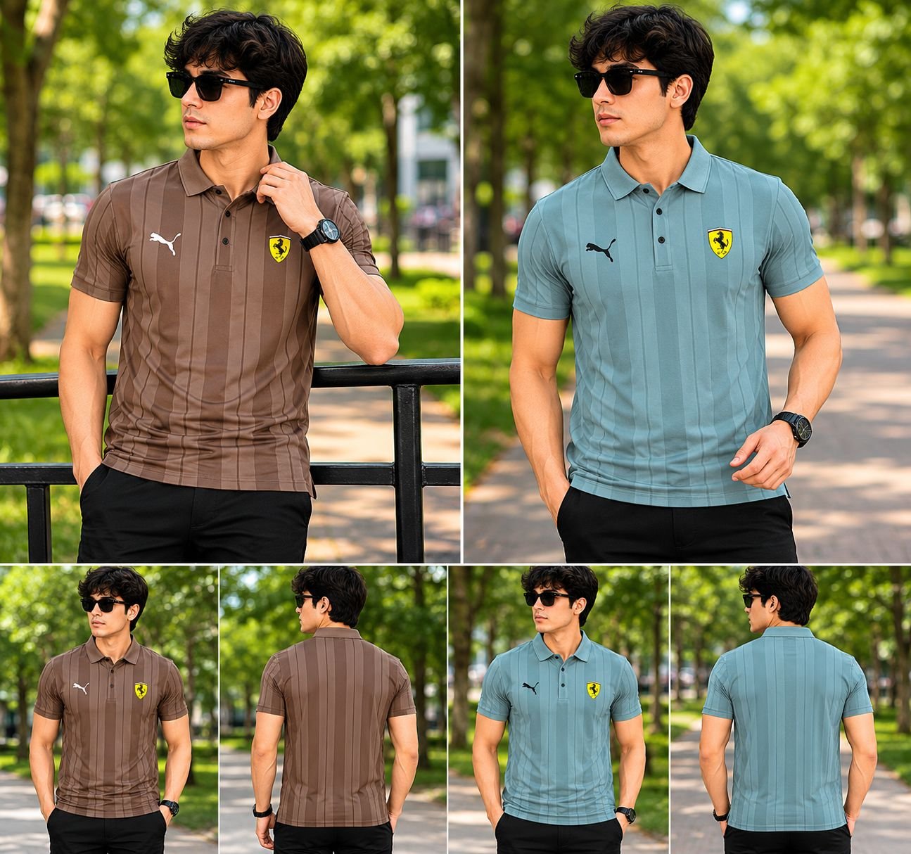 Black Backed T-shirt for men
