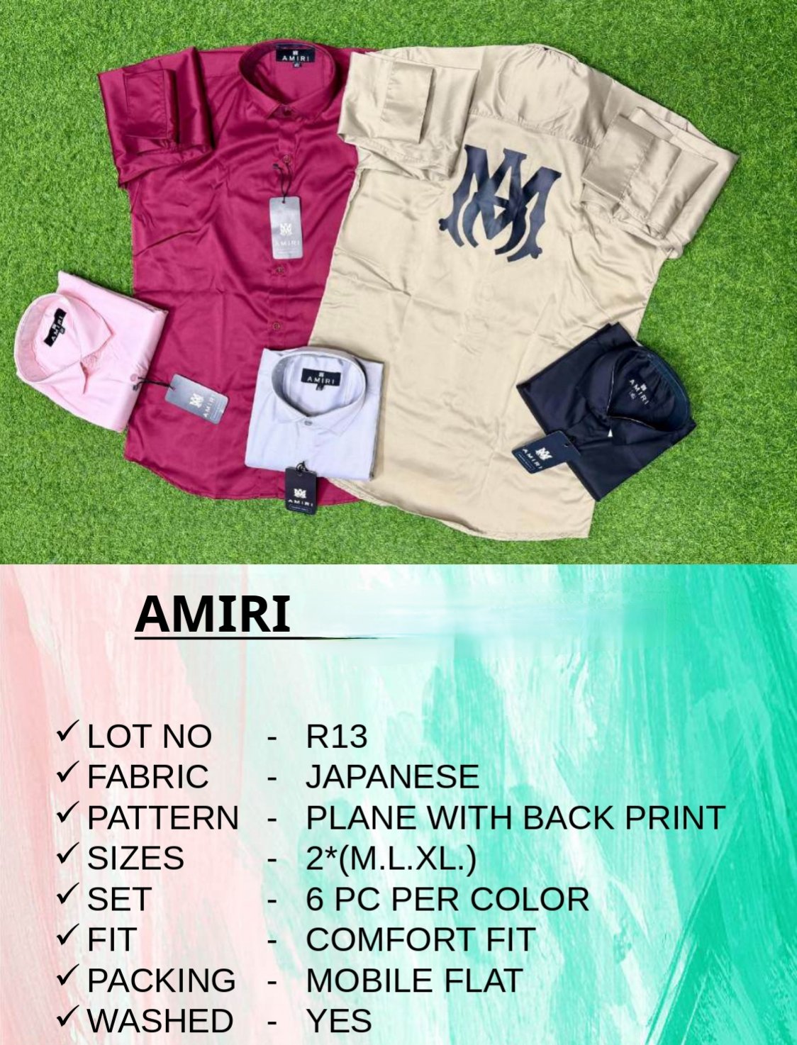 Men's Shirts- AMIRI