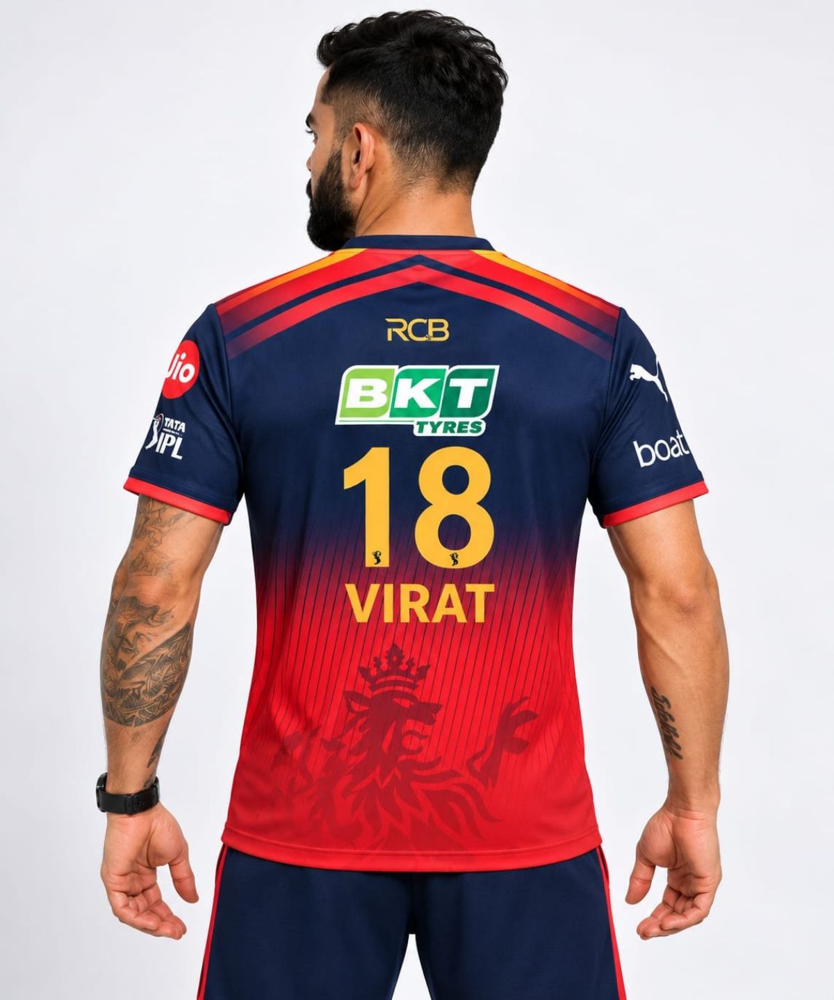 Men's Football Jersey Front & Back Sleeve Round Neck- IPL 2026