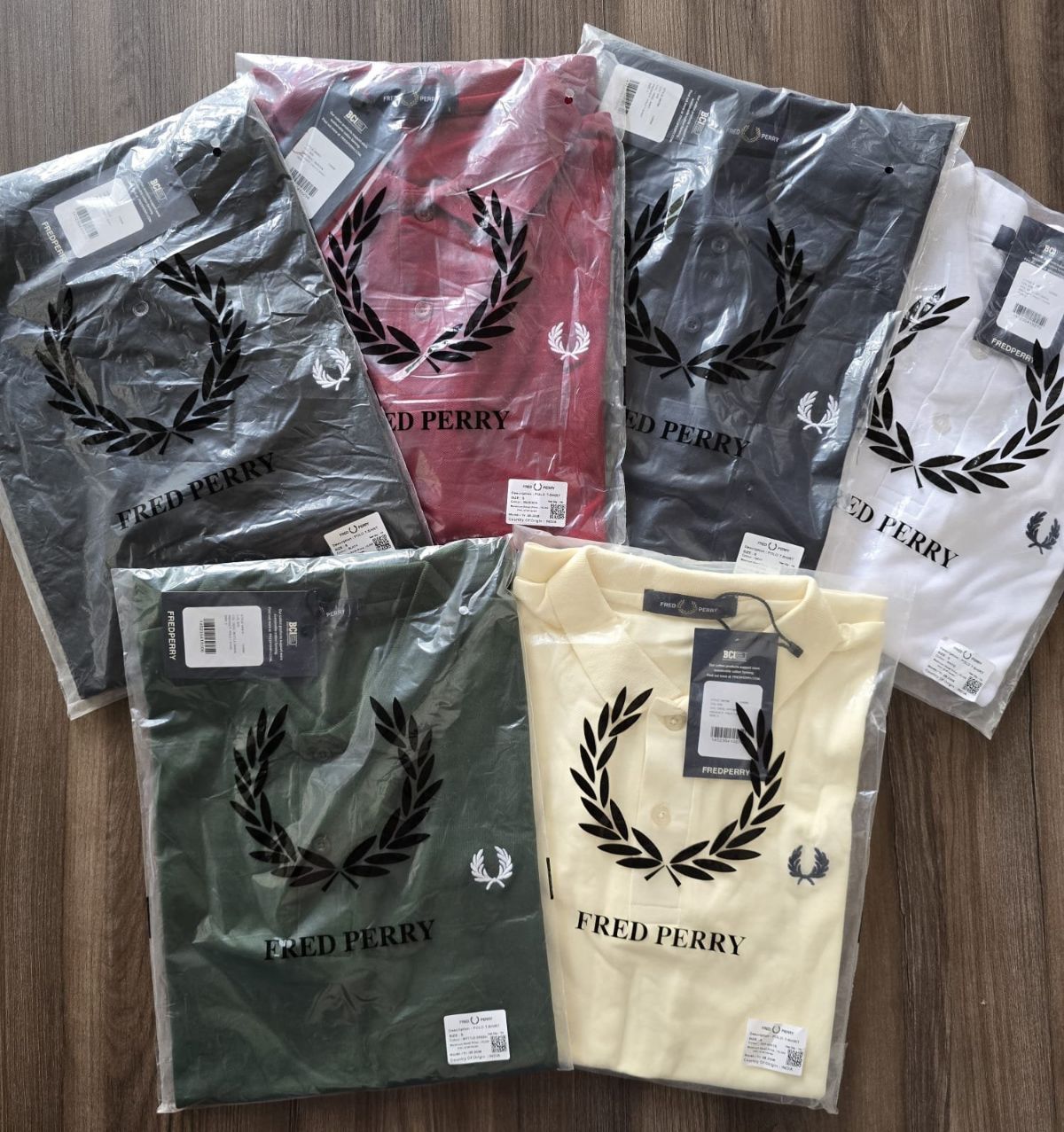 Men's Fred Perry Premium Cotton Polo T-shirts