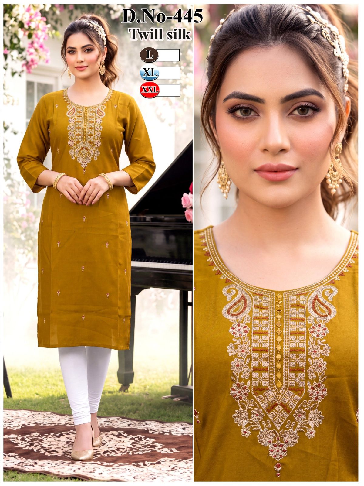 Women's Designer Kurti-445