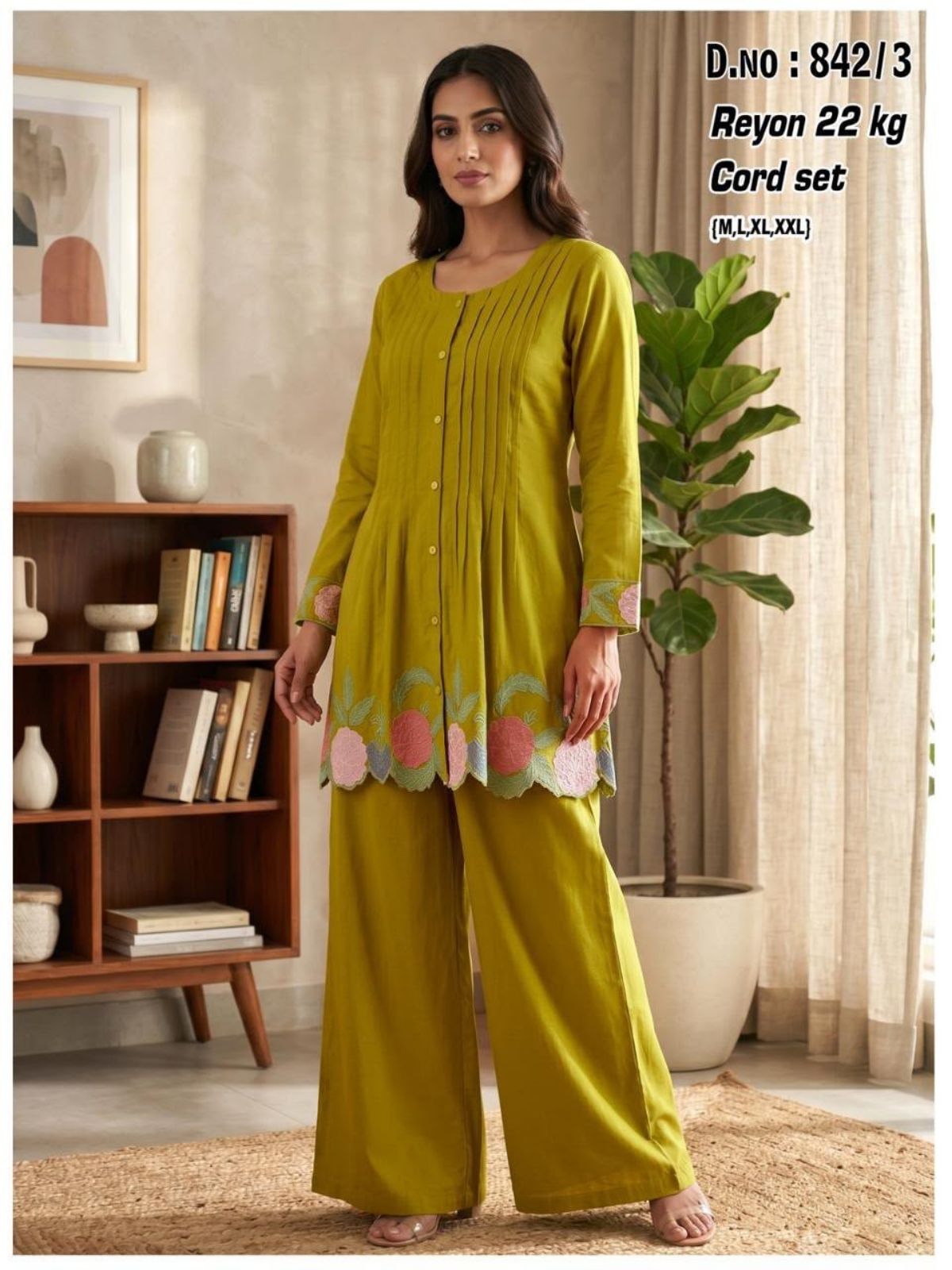 Women's Ethnic Wear Co-Ords Set-842/3