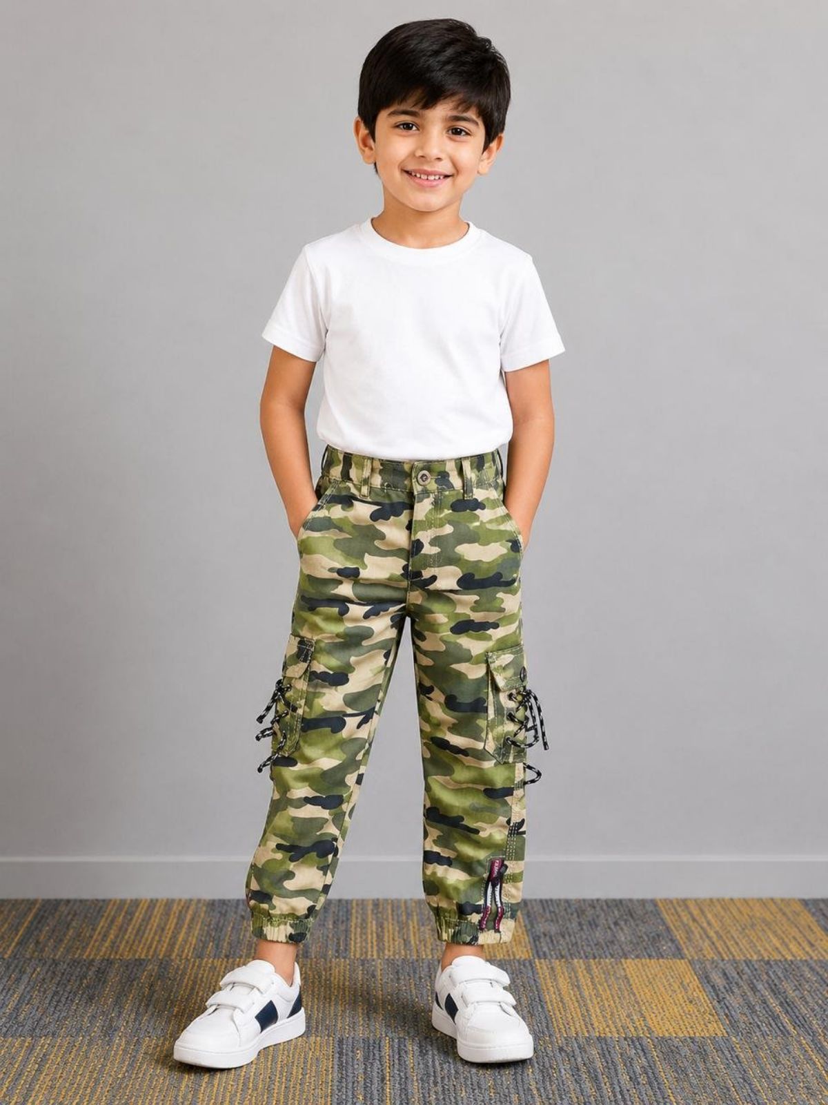SG Fashion Kids Boys Cargo Pants Set (32-36)