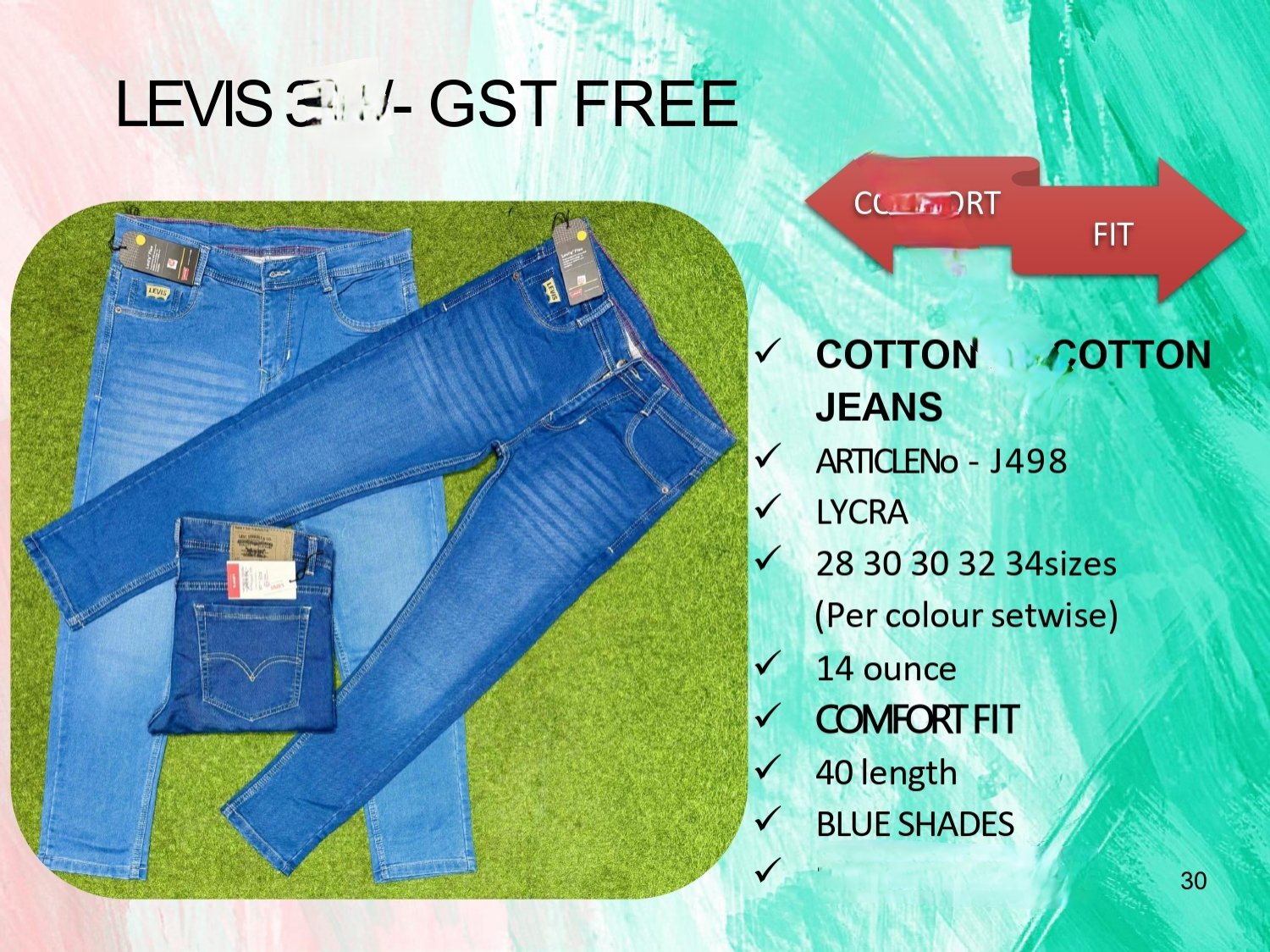 Men's Denim Jeans- LEVIS