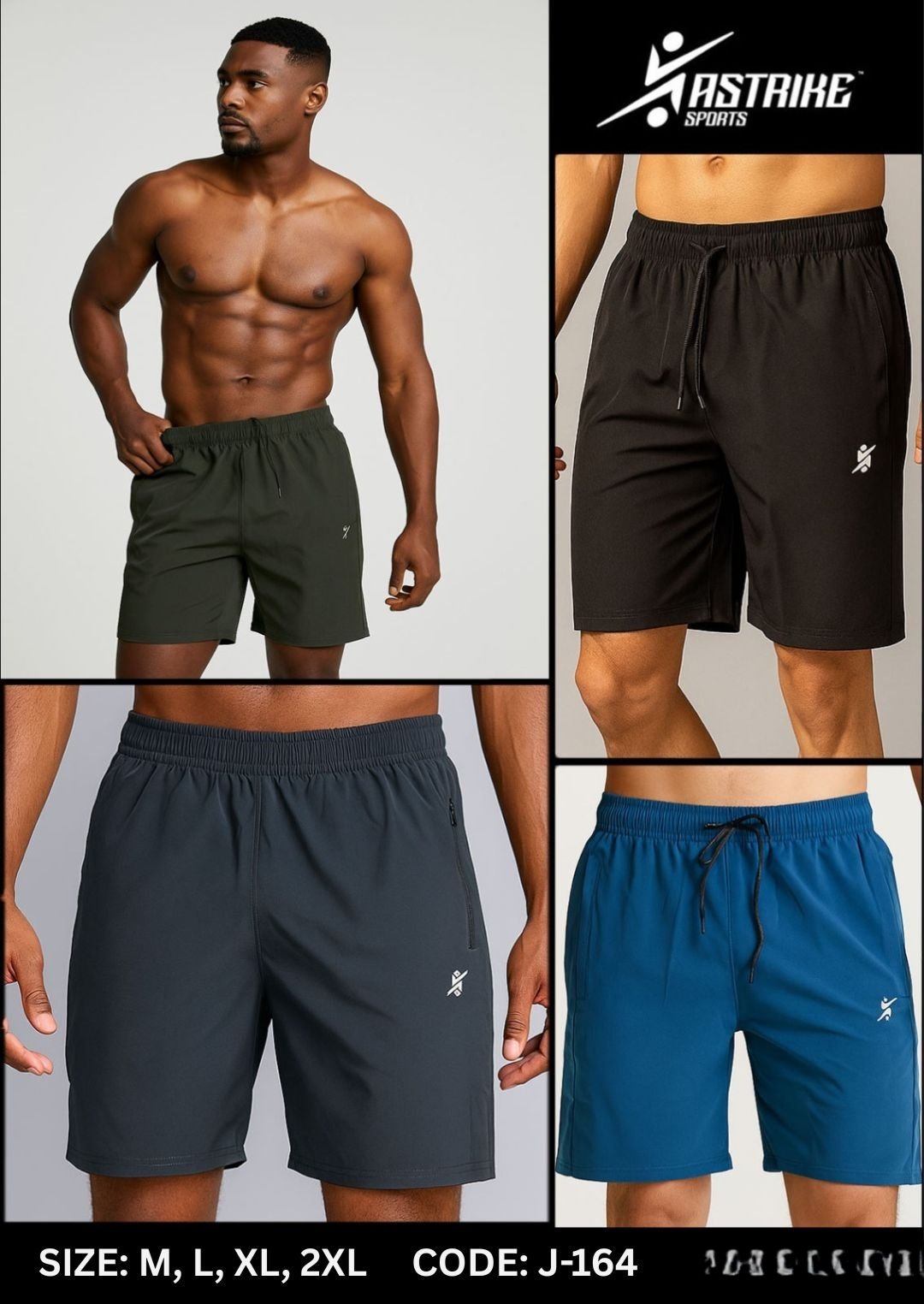 Men's Shorts- J-164