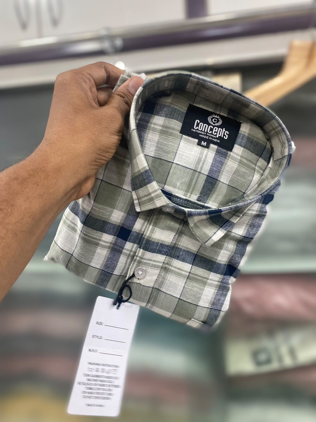 Concepts Men's Shirts Cotton Linen (2XL-4XL)