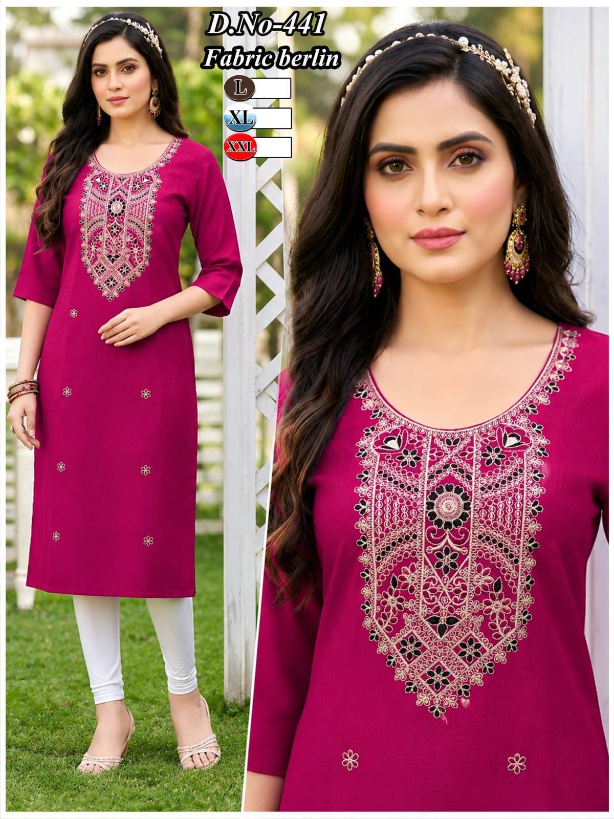 Women's Gadhwal Print Kurta-441