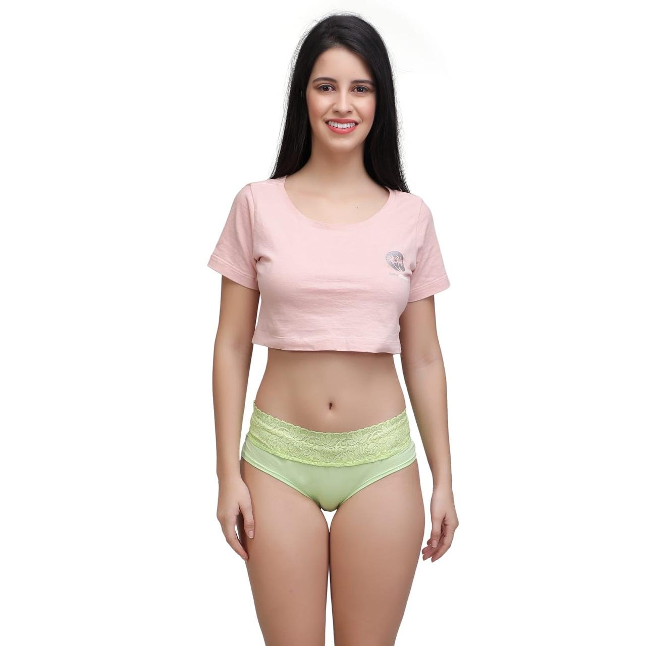 Teusy Woman Top Lace Panty Set