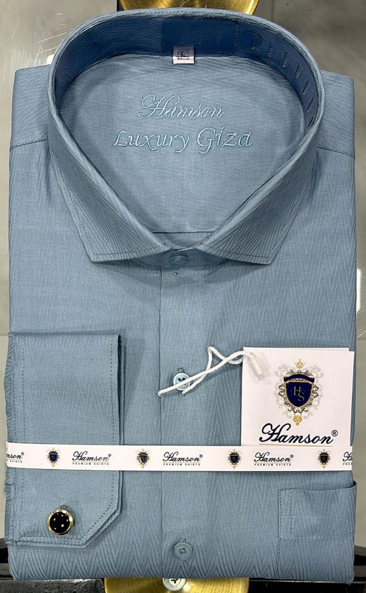 Hamson Italian Giza Cotton Designer Shirts for Men's