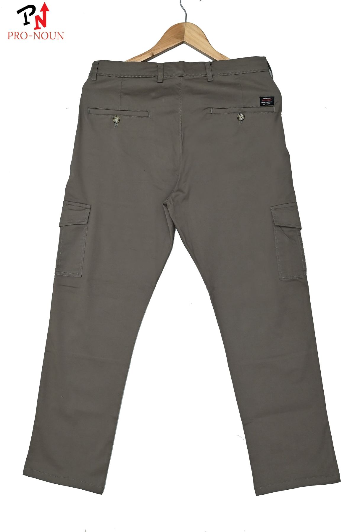 Pro-Noun Men's Straight Fit Cargo Pants D No- 1816 -Grey