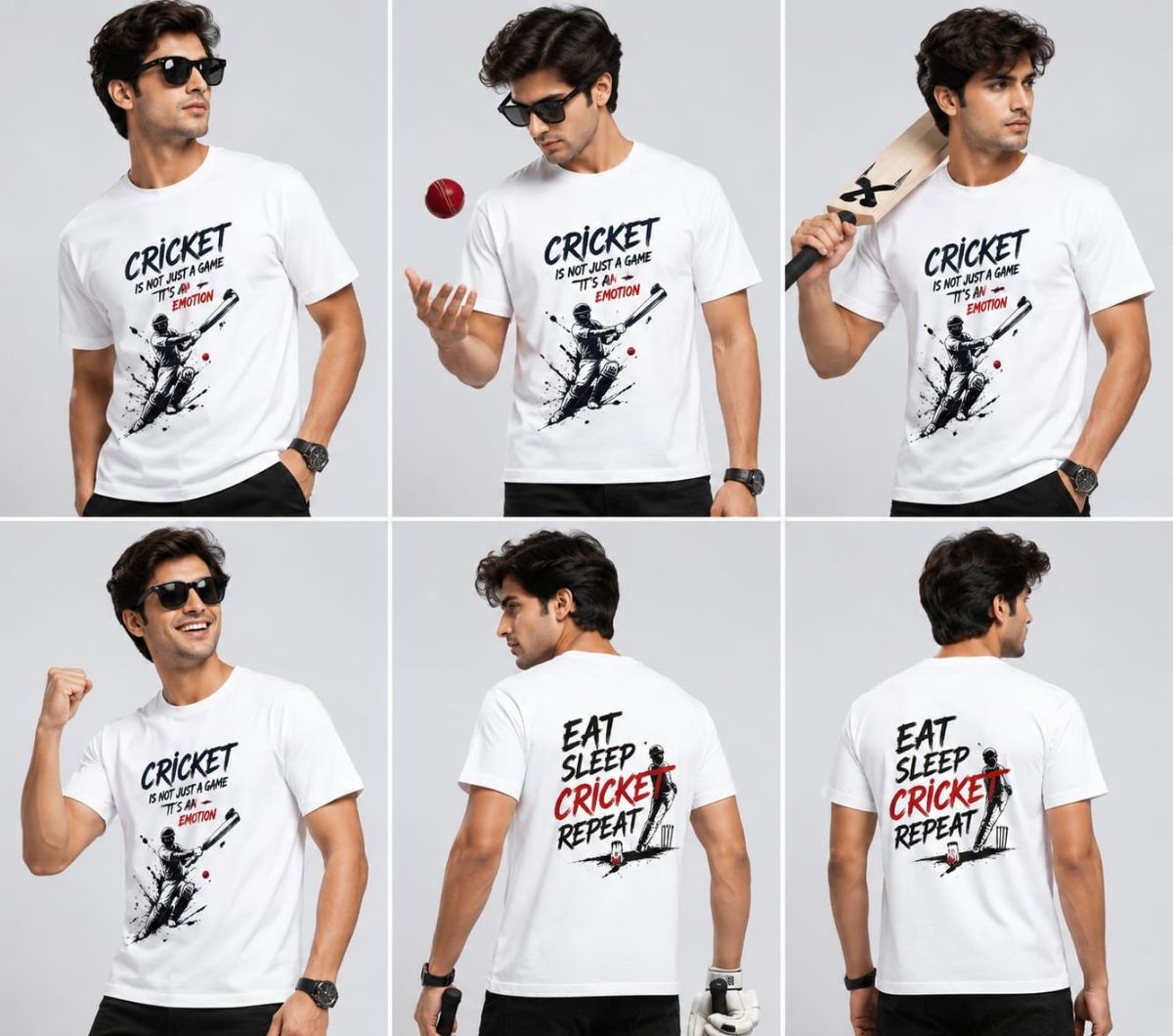 Cotton Blend Printed Unisex T-Shirts