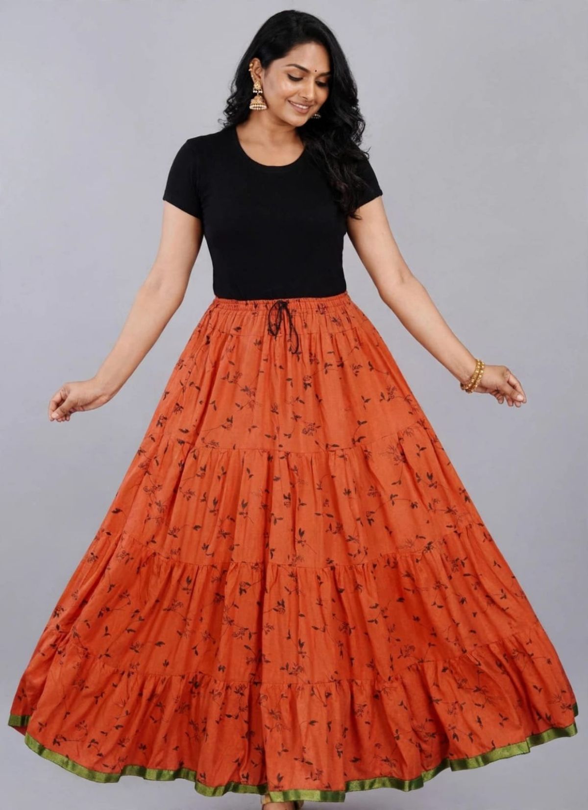Women's Printed Cotton Skirts