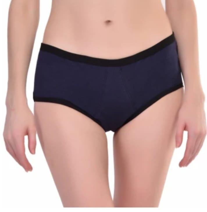 Teusy Women Leak Proof Contrast Cotton Period Panty Set